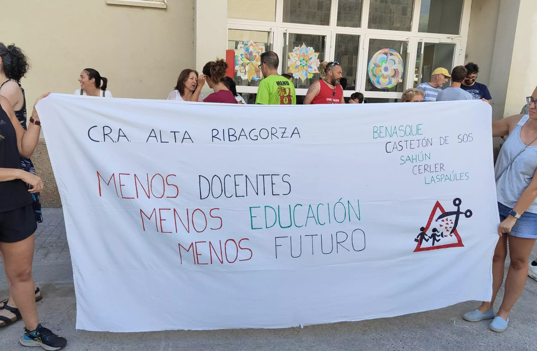 Concentración del CRA Alta Ribagorza en Castejón de Sos