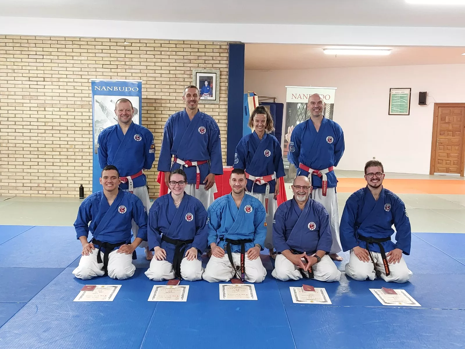 El Gimnasio Ibón de Huesca acogió nuevos exámenes de cinturón negro de nanbudo