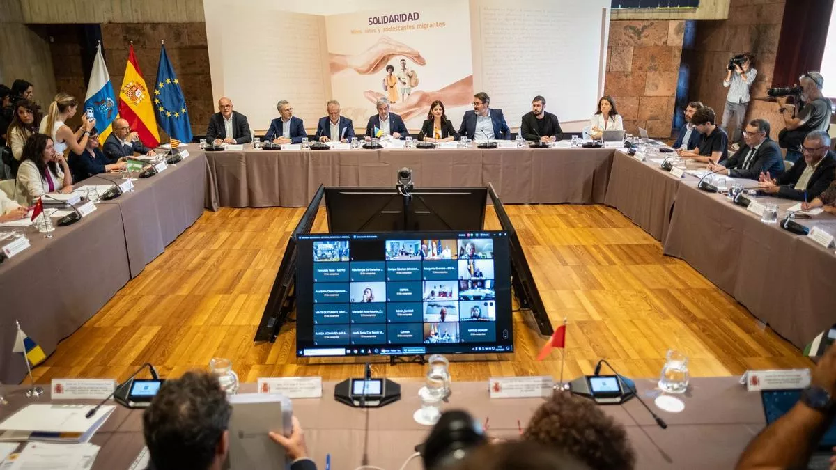 Imagen de la Conferencia Sectorial de Infancia y Juventud celebrada este miércoles, en la que ha participado Aragón.
