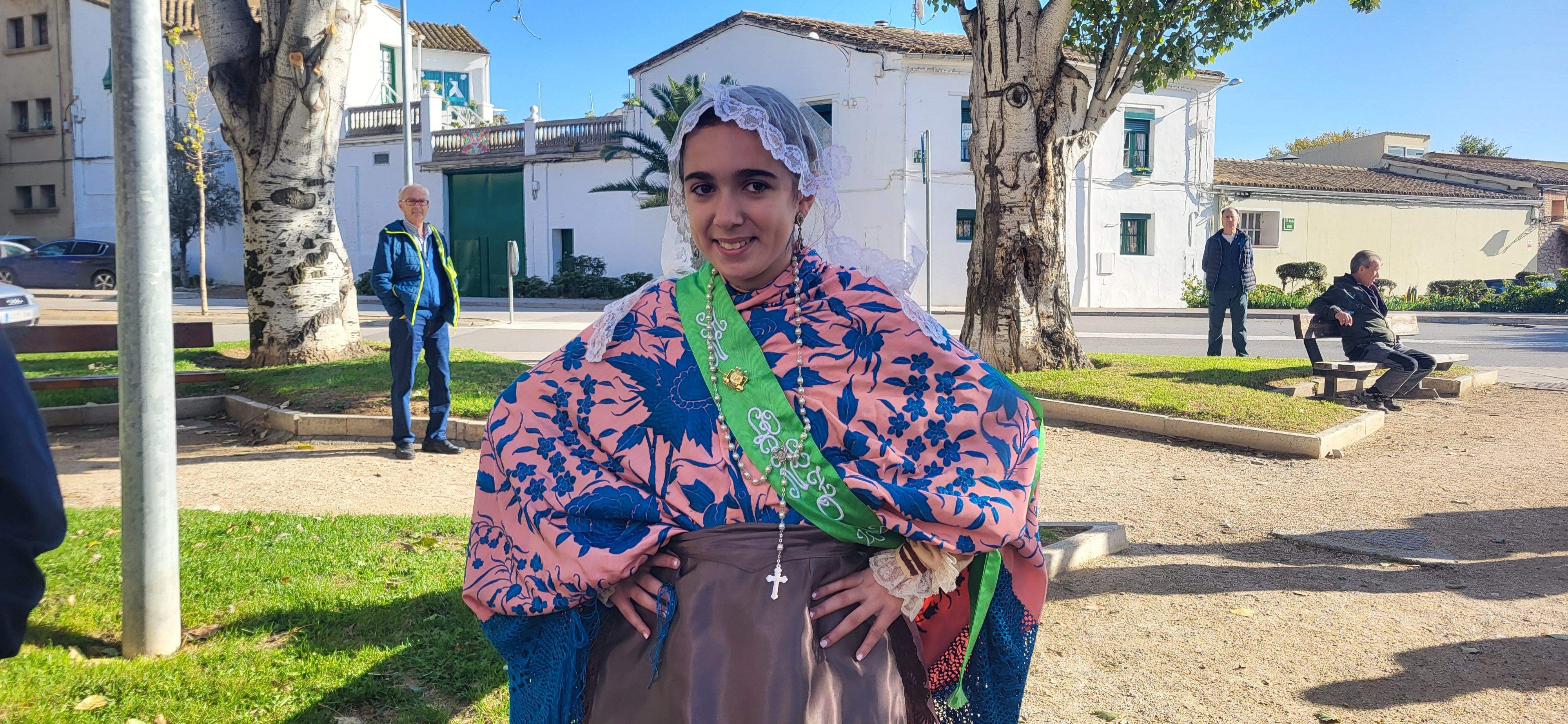 Ofrenda de flores y frutos del barrio de Santo Domingo y San Martín. Foto Myriam Martínez 