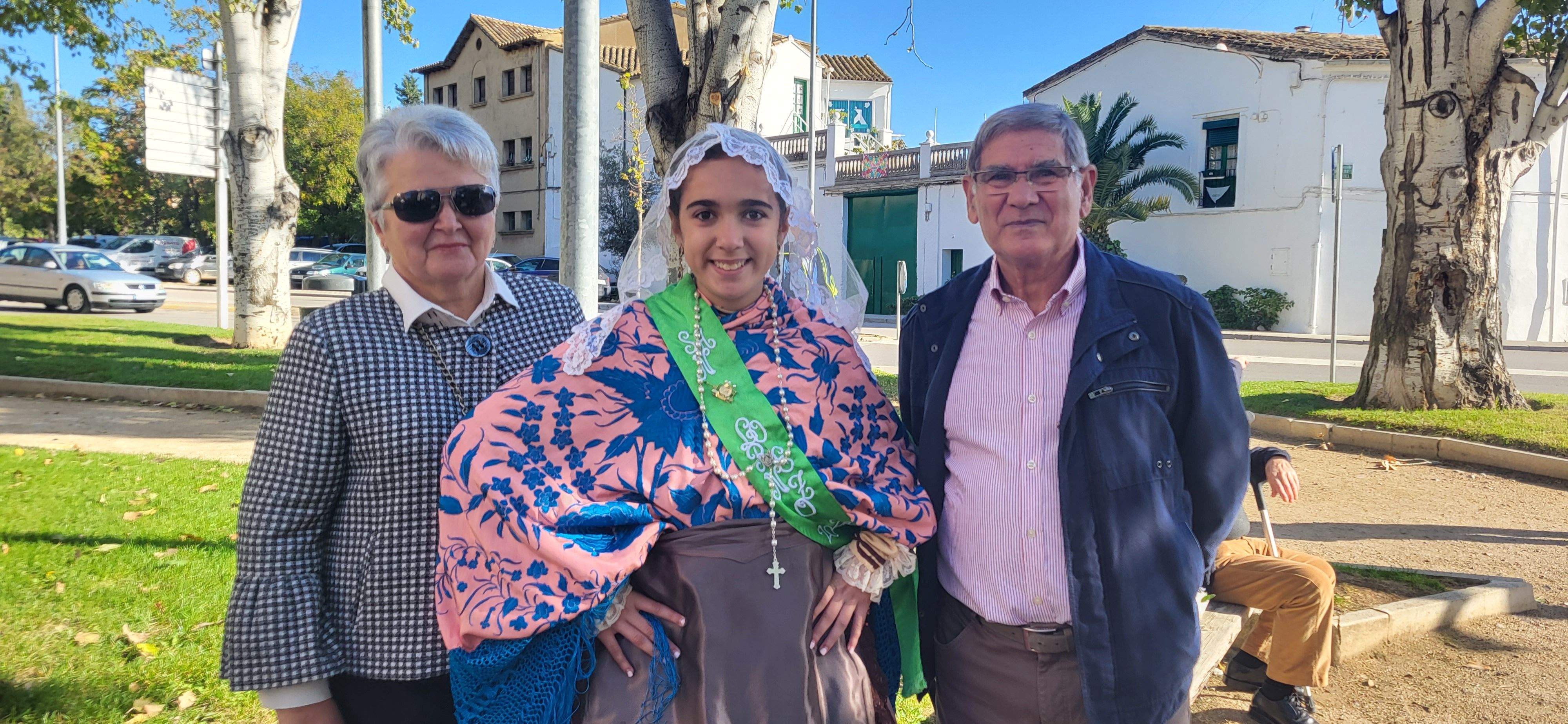Ofrenda de flores y frutos del barrio de Santo Domingo y San Martín. Foto Myriam Martínez 