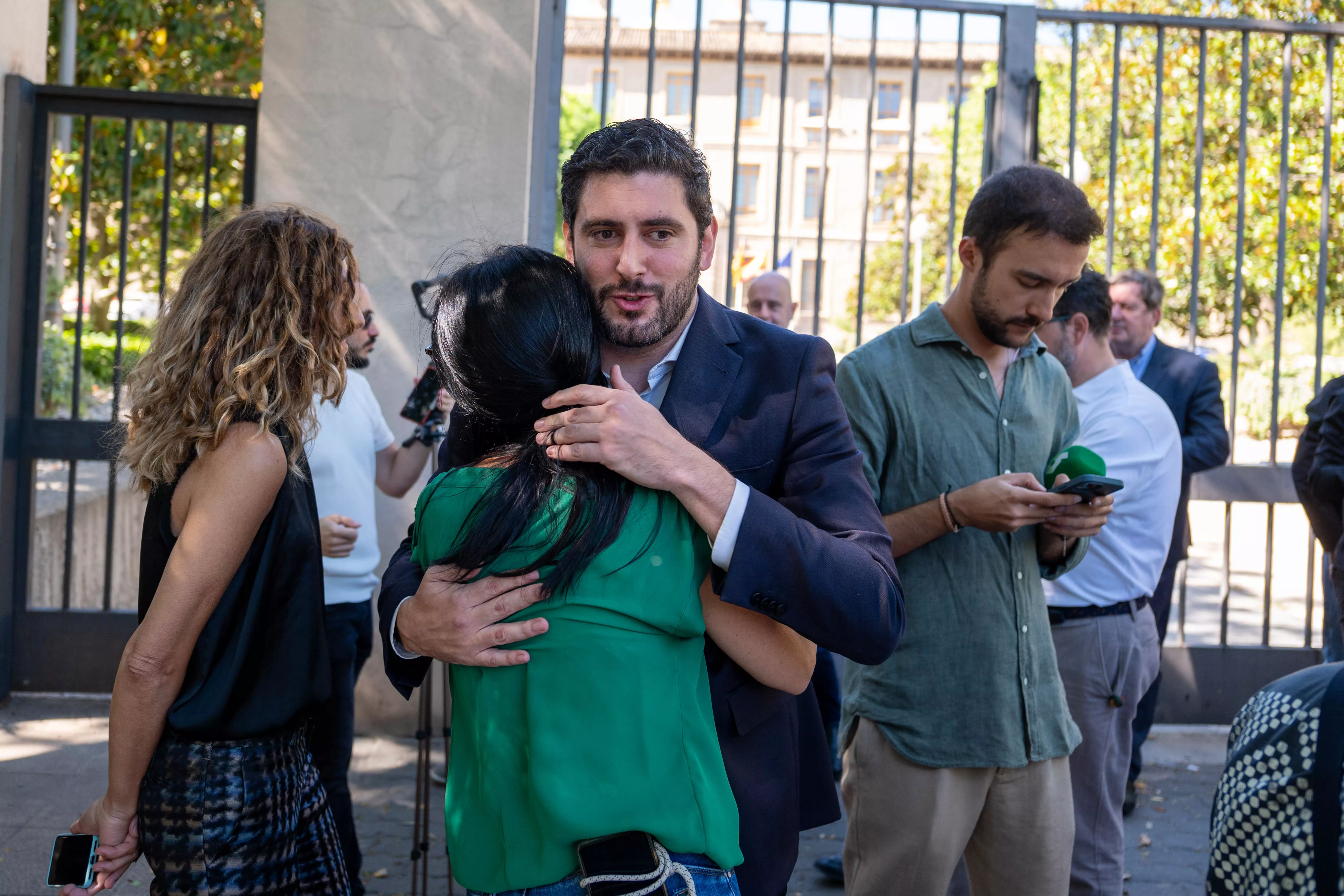 Alejandro Nolasco en su despedida