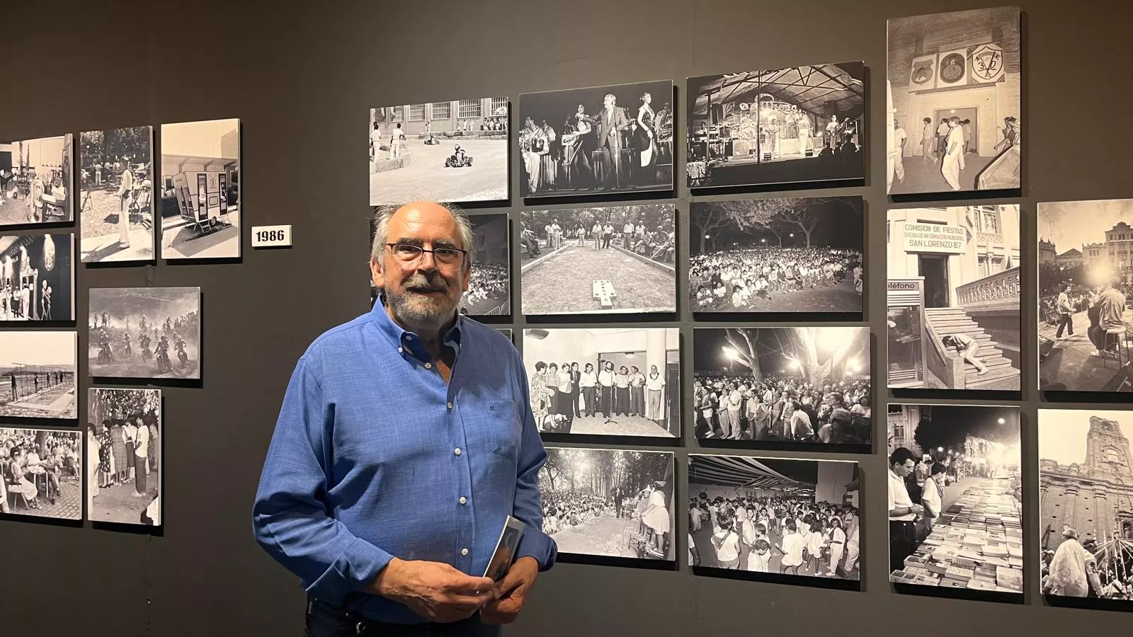 'San Lorenzo, fiestas irrepetibles', exposición de Víctor Ibáñez. Foto Mercedes Manterola