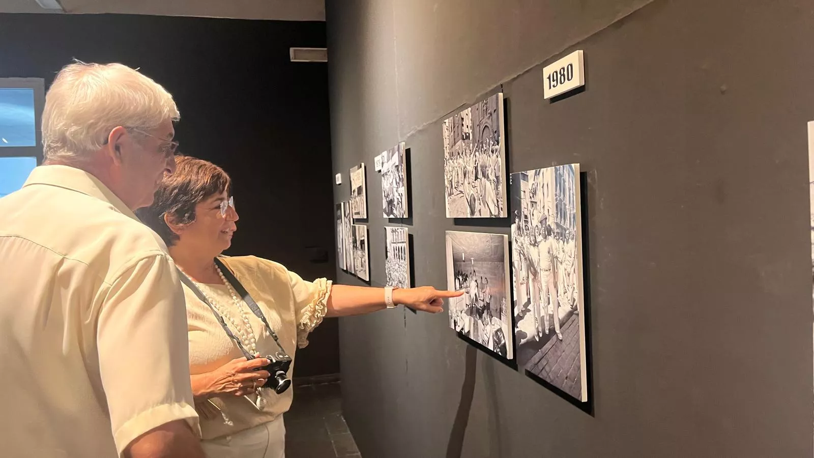 Exposición de Víctor Ibáñez 'San Lorenzo, fiestas irrepetibles'. Foto Mercedes Manterola