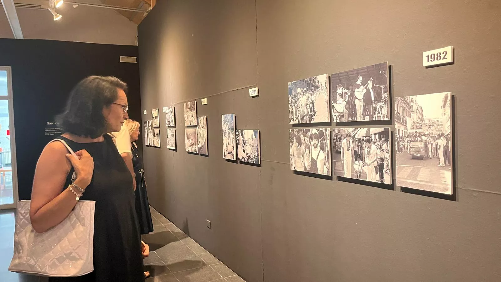 Exposición de Víctor Ibáñez 'San Lorenzo, fiestas irrepetibles'. Foto Mercedes Manterola