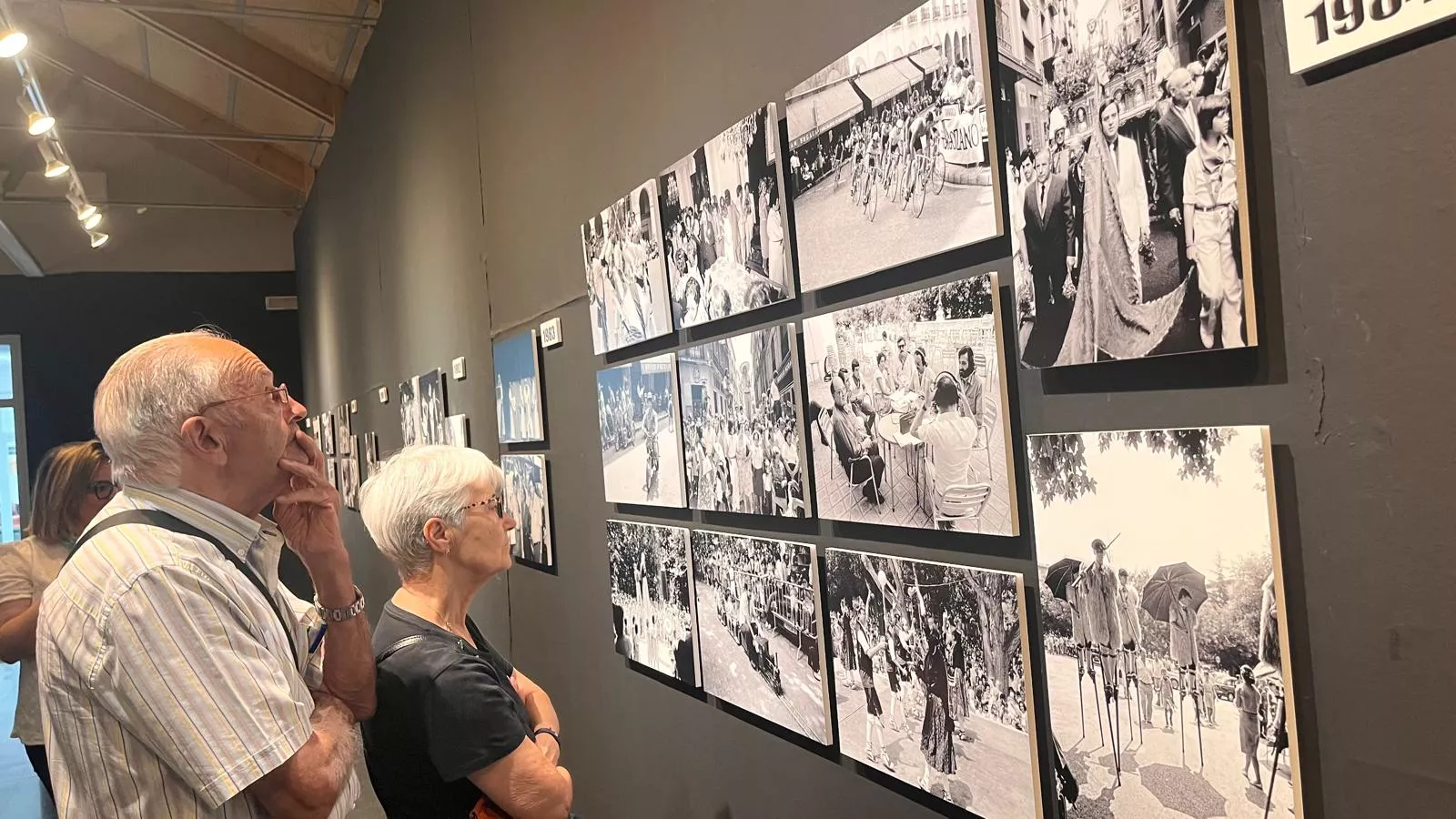 Exposición de Víctor Ibáñez 'San Lorenzo, fiestas irrepetibles'. Foto Mercedes Manterola