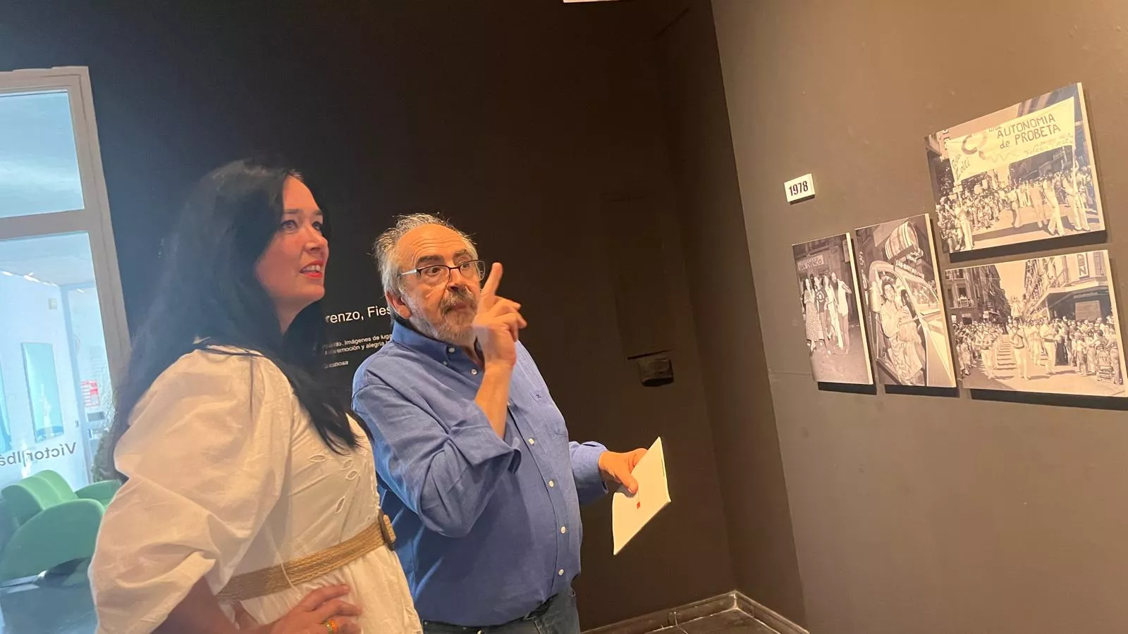 Exposición de Víctor Ibáñez 'San Lorenzo, fiestas irrepetibles'. Foto Mercedes Manterola