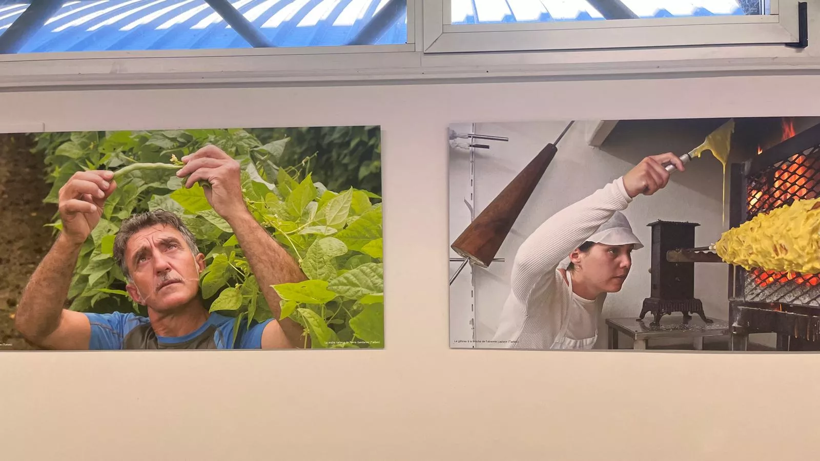 Exposición de Jacques Valat en el 60 aniversario del hermanamiento Huesca-Tarbes. Foto Mercedes Manterola