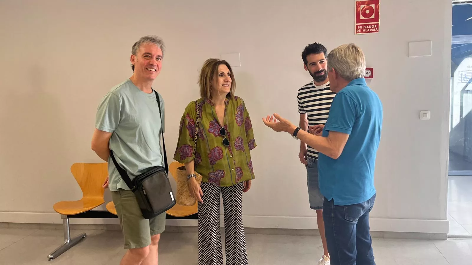 Exposición de Jacques Valat en el 60 aniversario del hermanamiento Huesca-Tarbes. Foto Mercedes Manterola