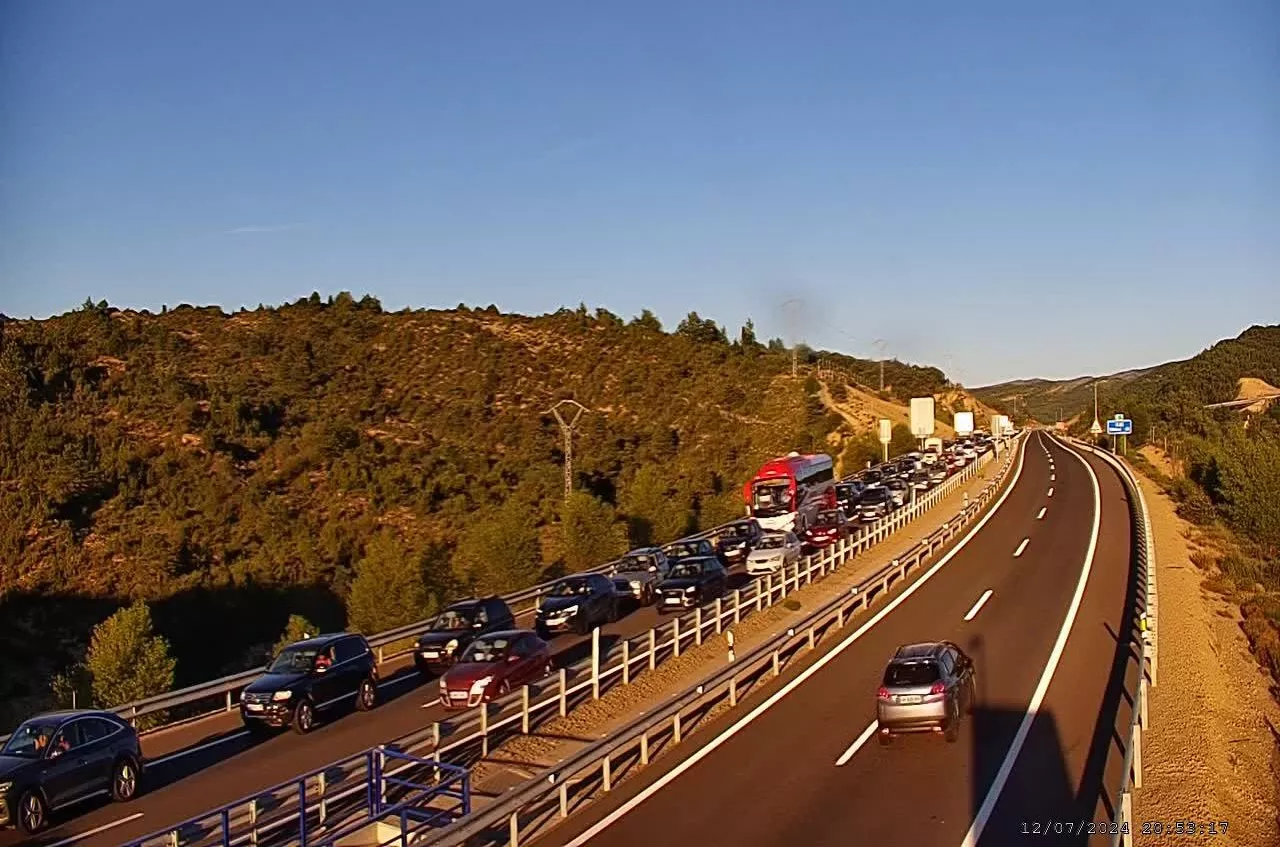 Retenciones este viernes en la A-23.