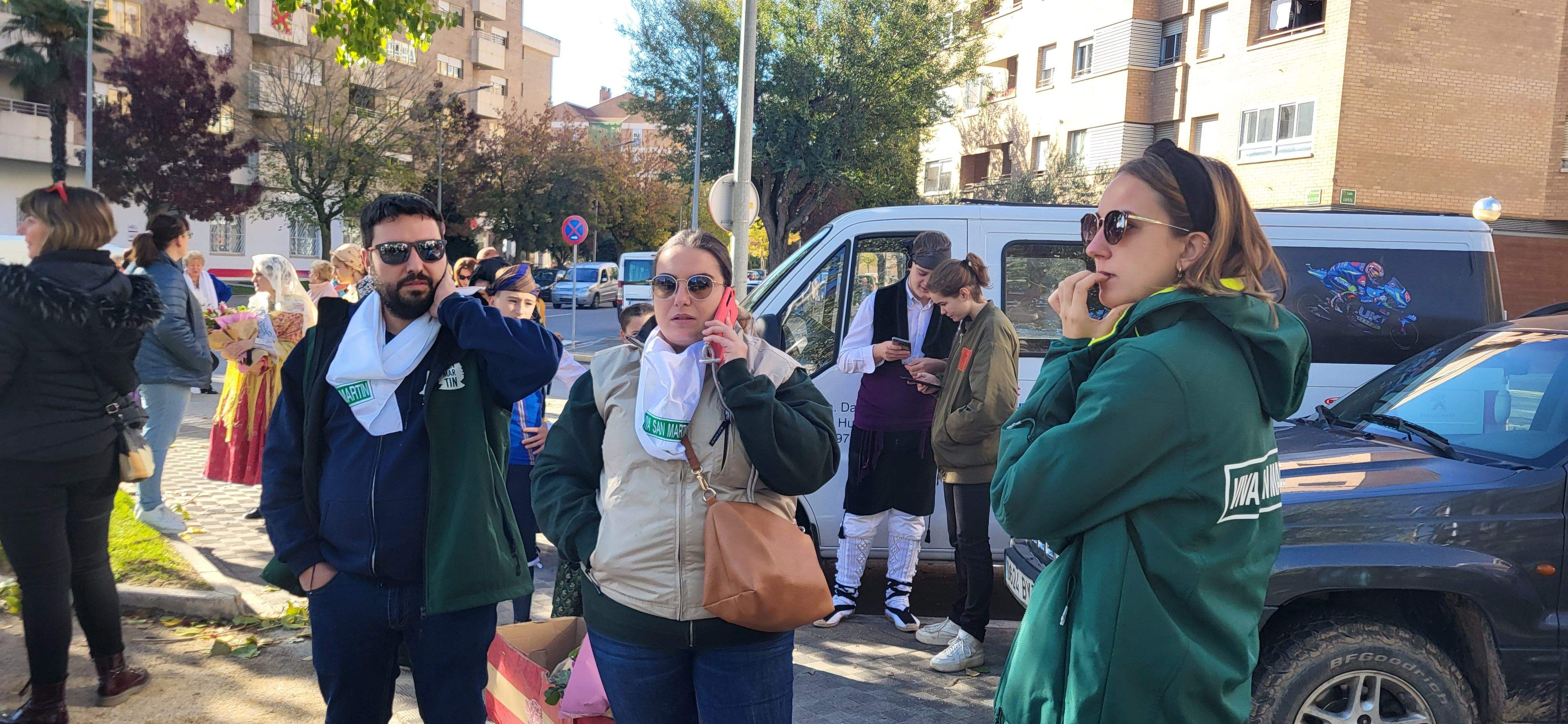 Ofrenda de flores y frutos del barrio de Santo Domingo y San Martín. Foto Myriam Martínez 