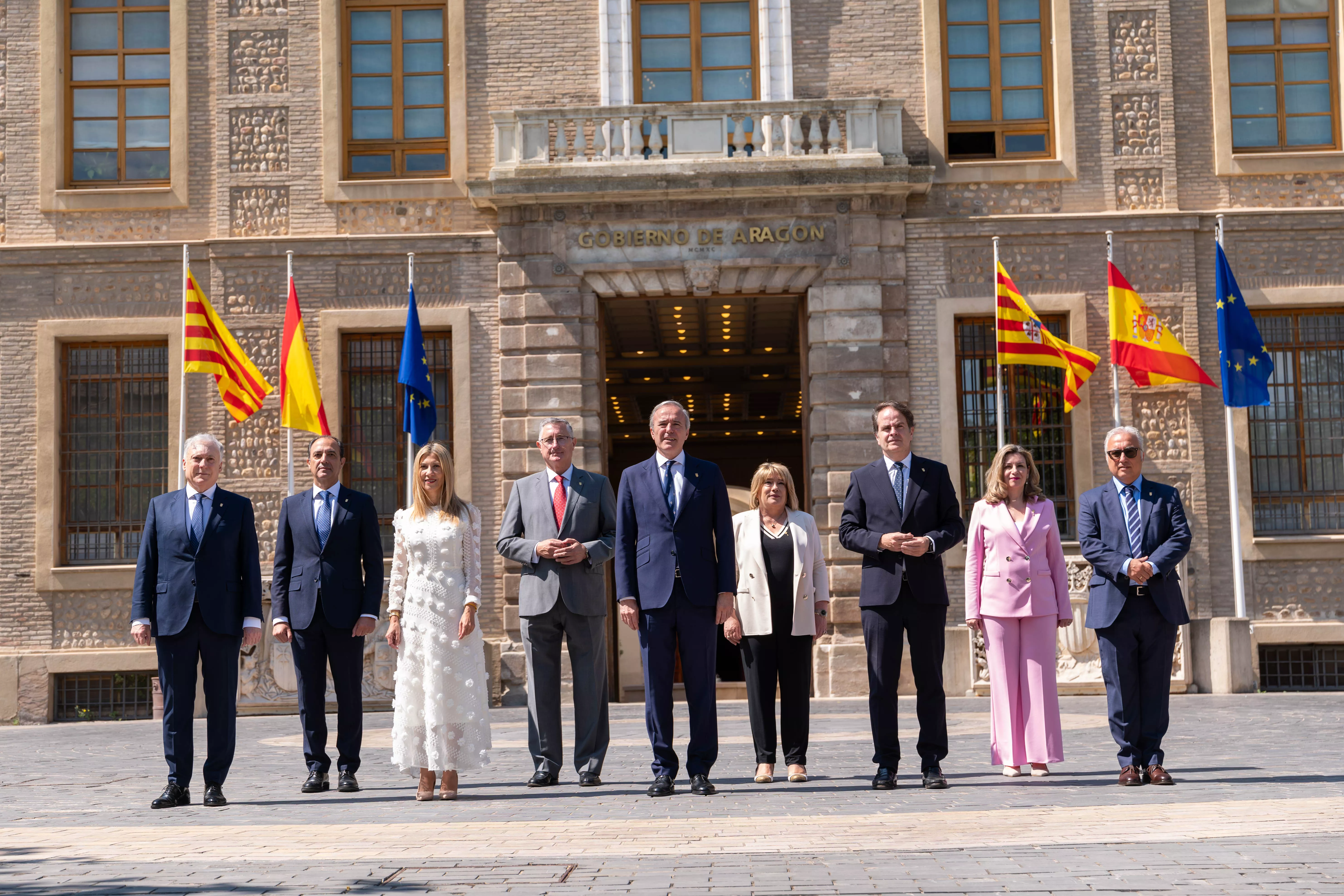 Nuevo Gobierno de Aragón. Foto F. Simón