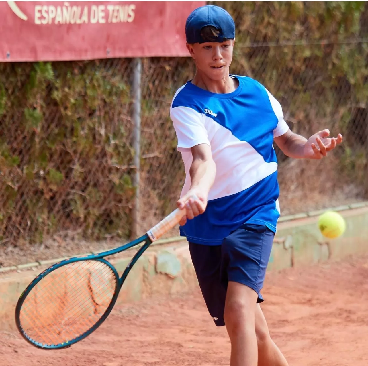 Gonzalo Corrales en el Campeonato de España de Tenis sub14
