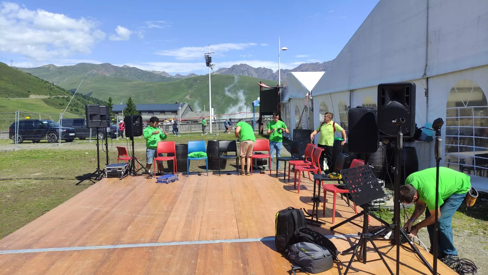 La Agrupación Folklórica Santa Cecilia en el Tour de Francia 