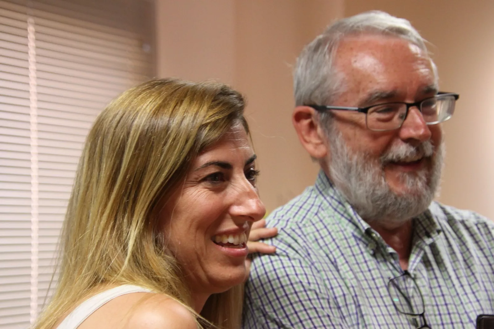 Charla de Joana Masó en Sariñena. Foto Carlos Neofato 
