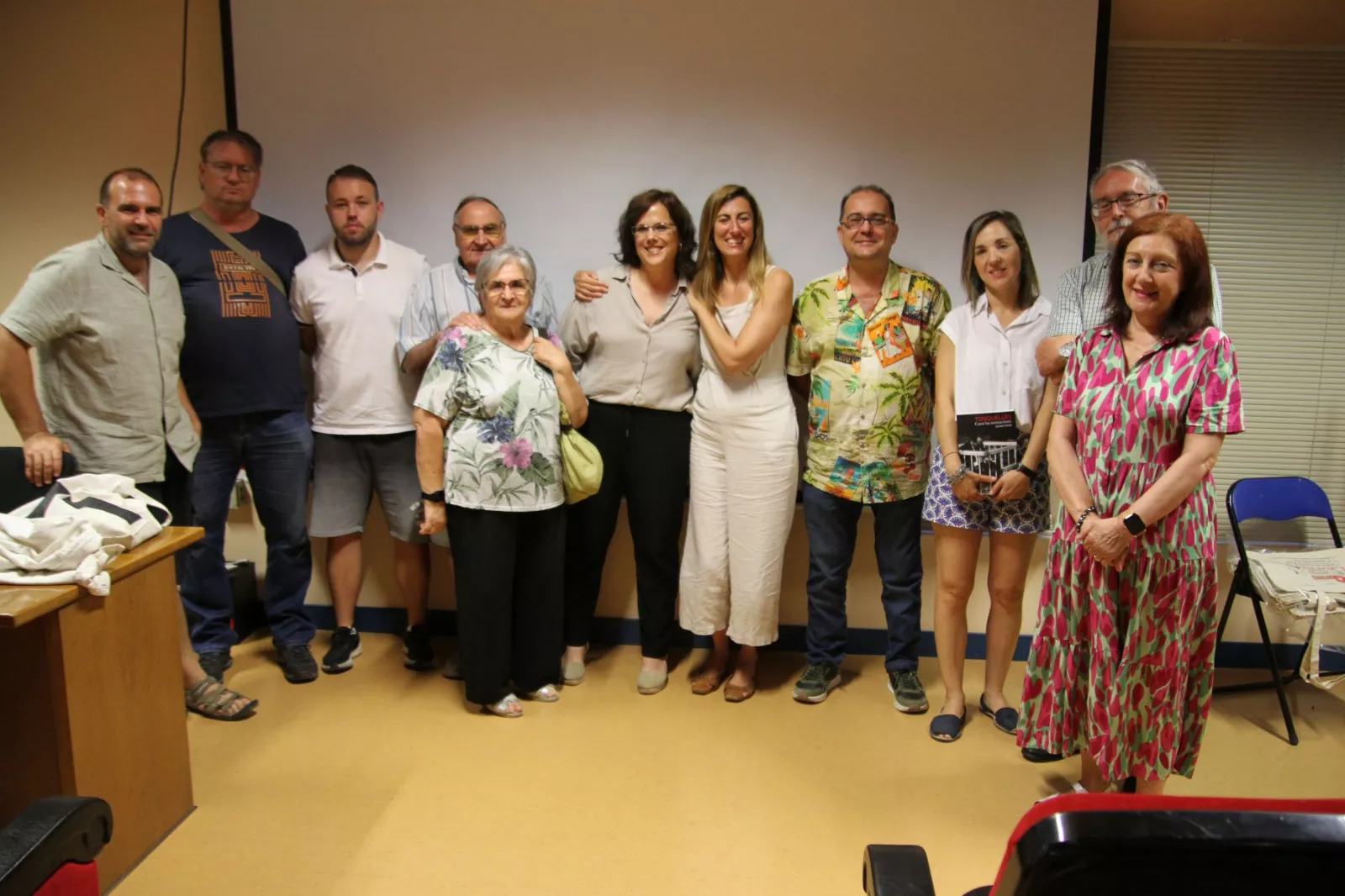 Charla de Joana Masó en Sariñena. Foto Carlos Neofato 
