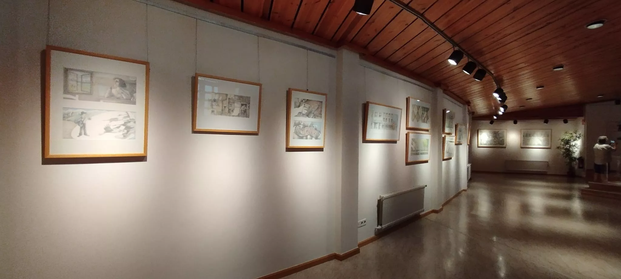 Exposición "A lápiz y con sombrero" en Jaca.