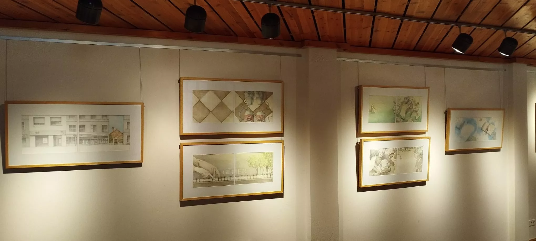 Exposición "A lápiz y con sombrero" en Jaca.