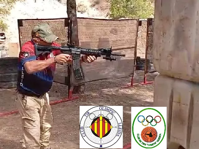 Aladrén en la competición.