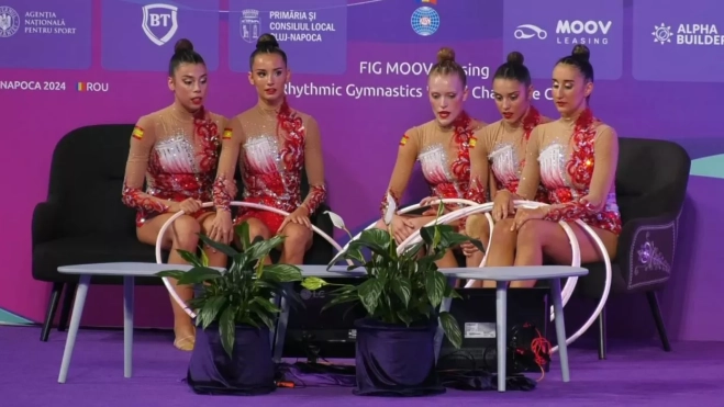 Caras largas tras el ejericio de cinco aros. Caras largas tras el ejericio de cinco aros.