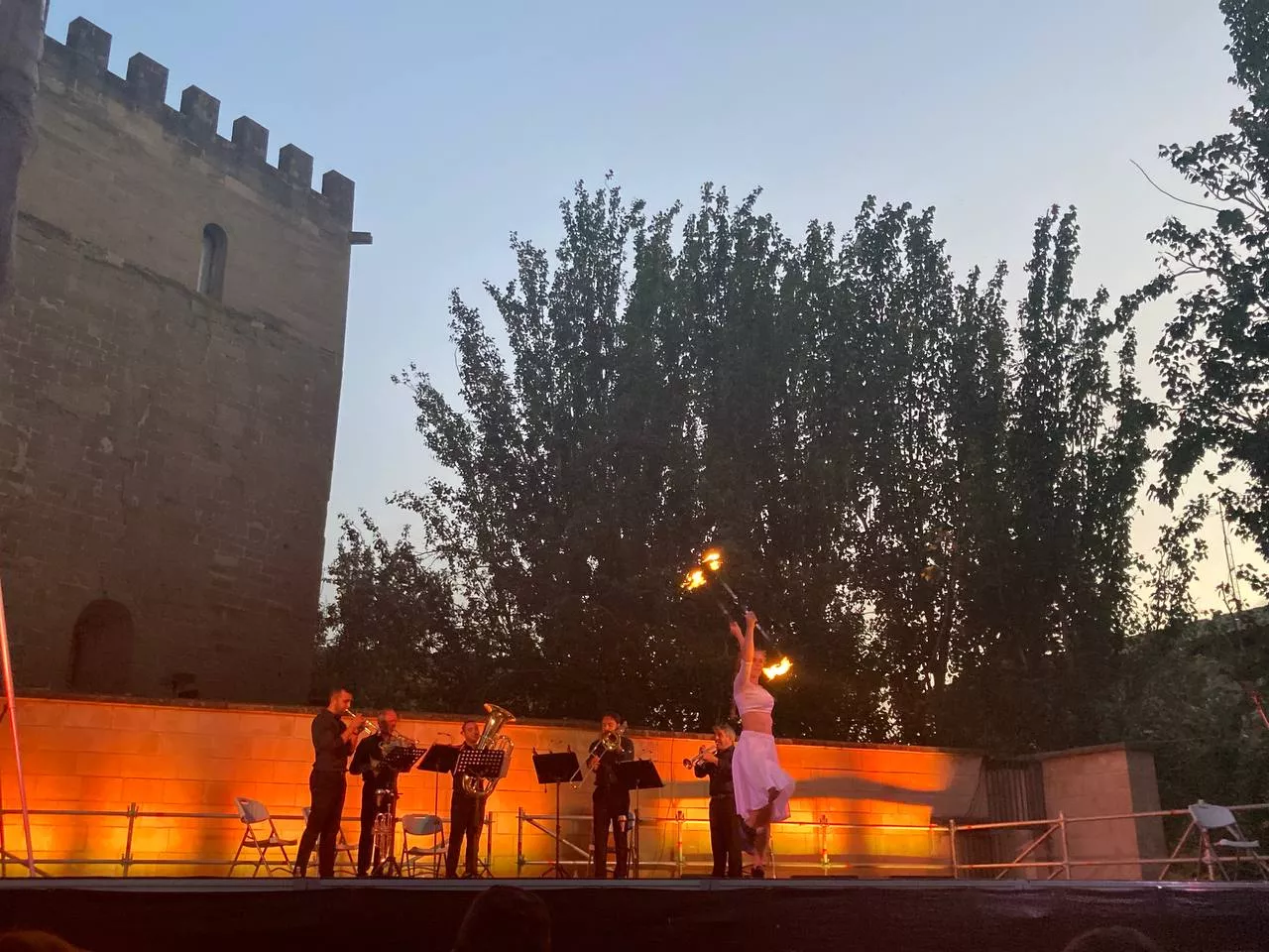 Música in Circo en la Plaza General Alsina de Huesca
