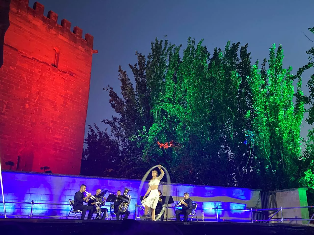 Música in Circo en la Plaza General Alsina de Huesca