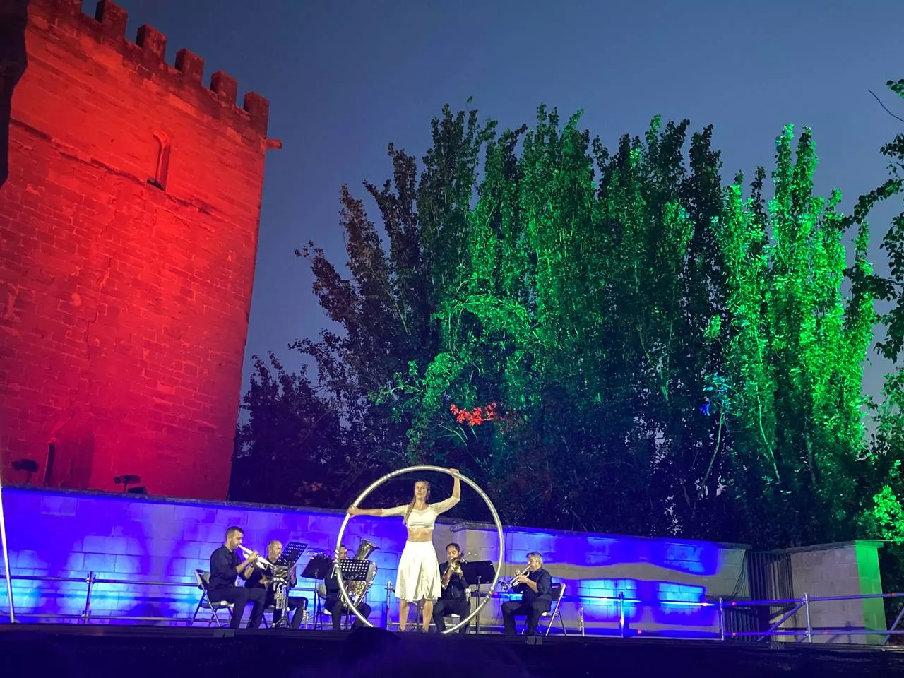 Música in Circo en la Plaza General Alsina de Huesca