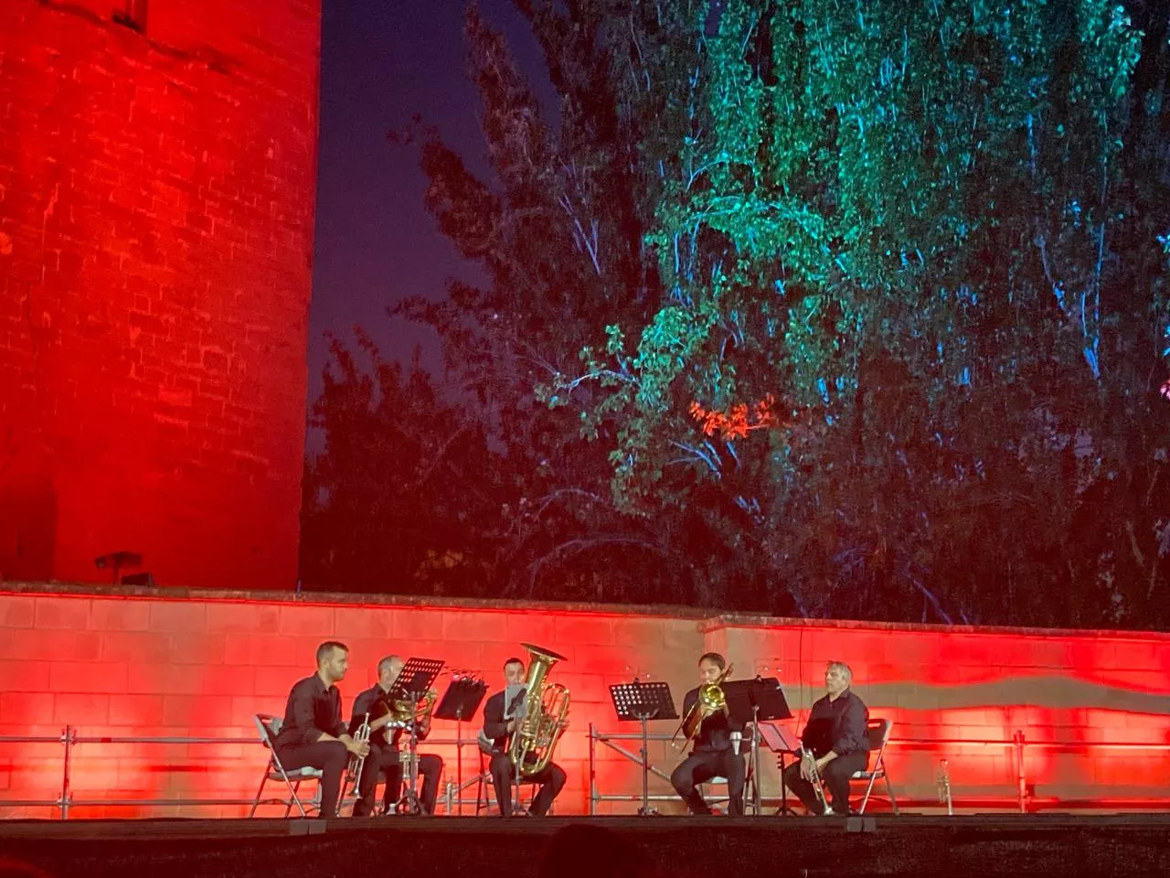 Música in Circo en la Plaza General Alsina de Huesca