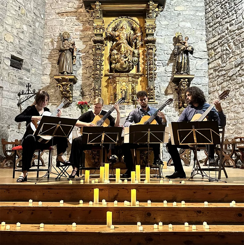 El Festival Internacional de Panticosa 2024 ha dado comienzo este fin de semana de la mano de Mozaik Guitar Quartet.