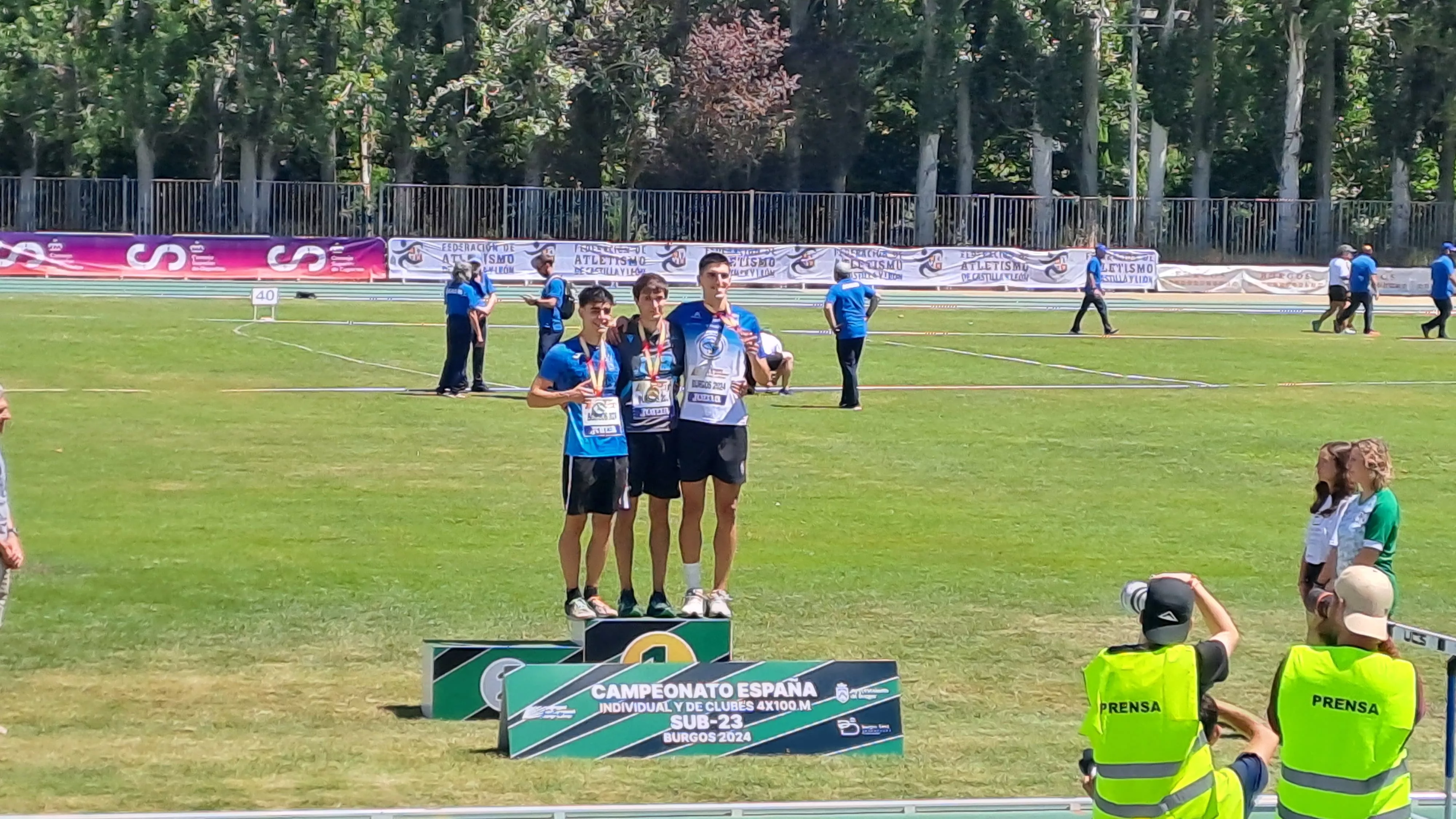 Podio de Mario Revenga