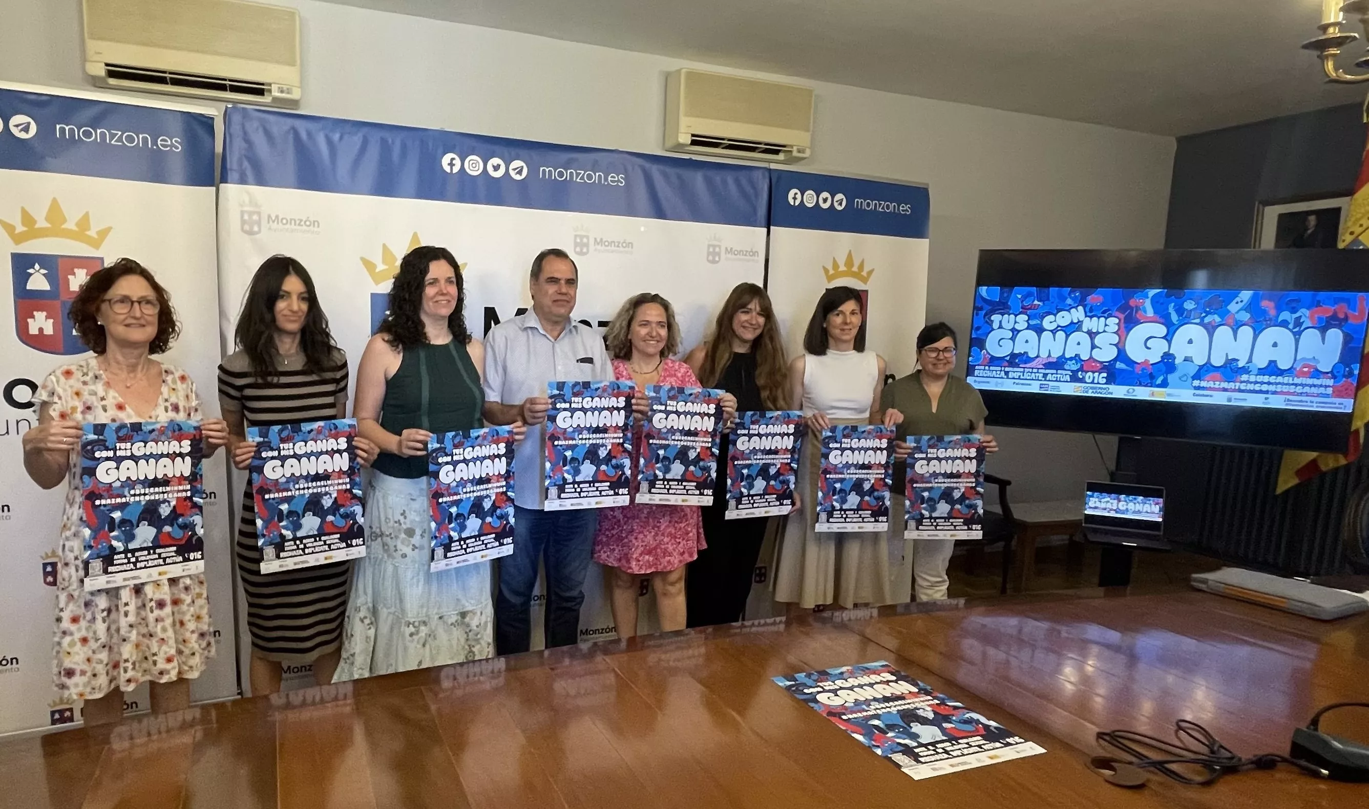 Presentación de la campaña "Tus ganas con mis ganas ganan".