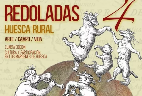 Parte del cartel que anuncia una nueva edición de Redoladas Huesca rural.