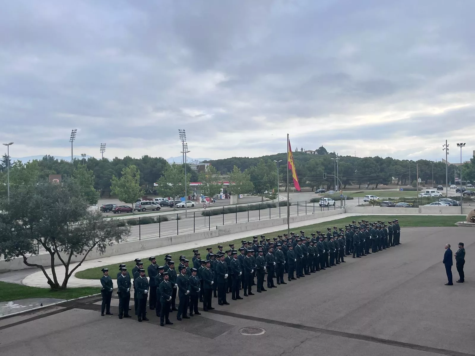 La Comandancia de la Guardia Civil de Huesca acoge a sus nuevos 119 agentes.