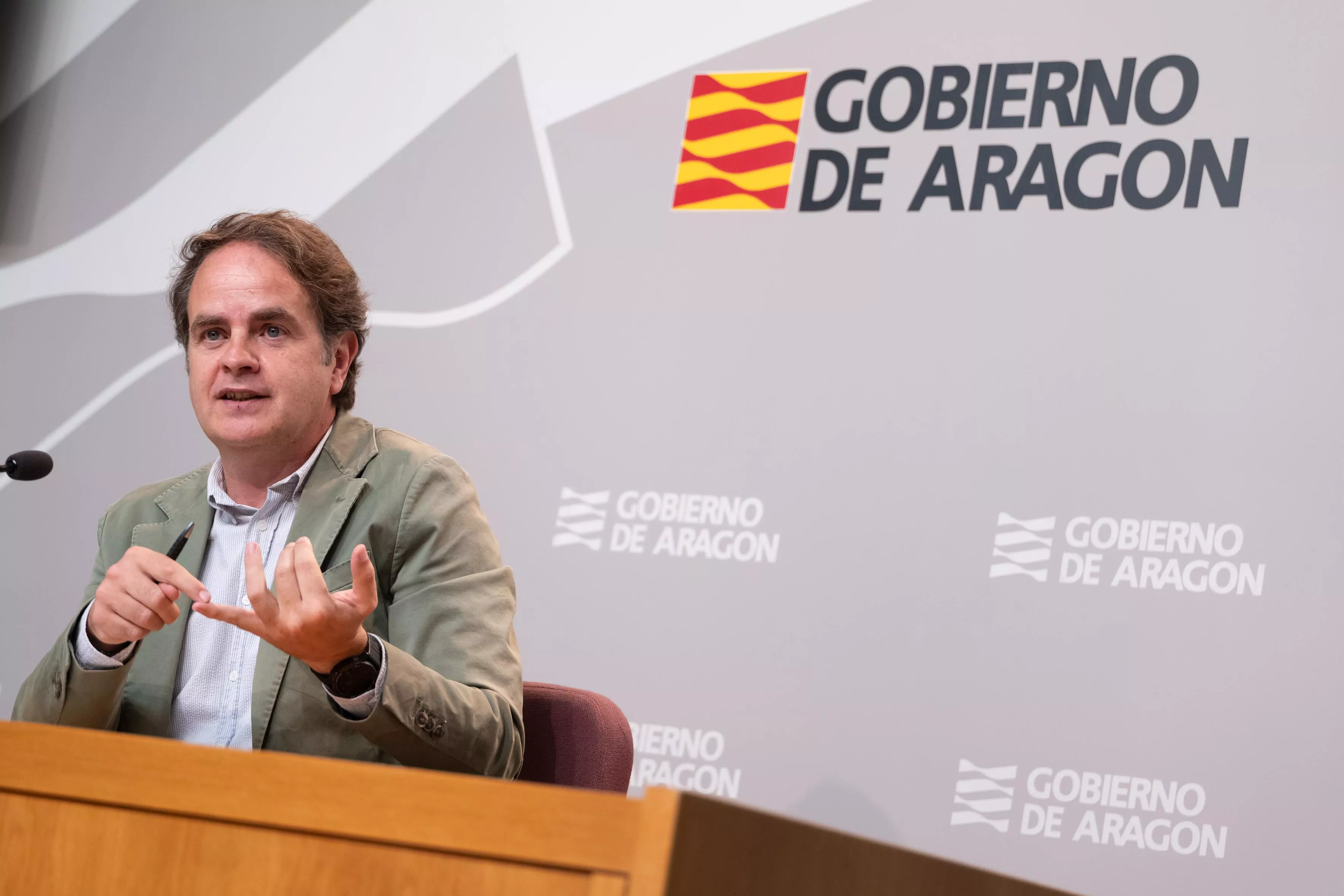 Bermúdez de Castro durante la rueda de prensa tras el Consejo de Gobierno.
