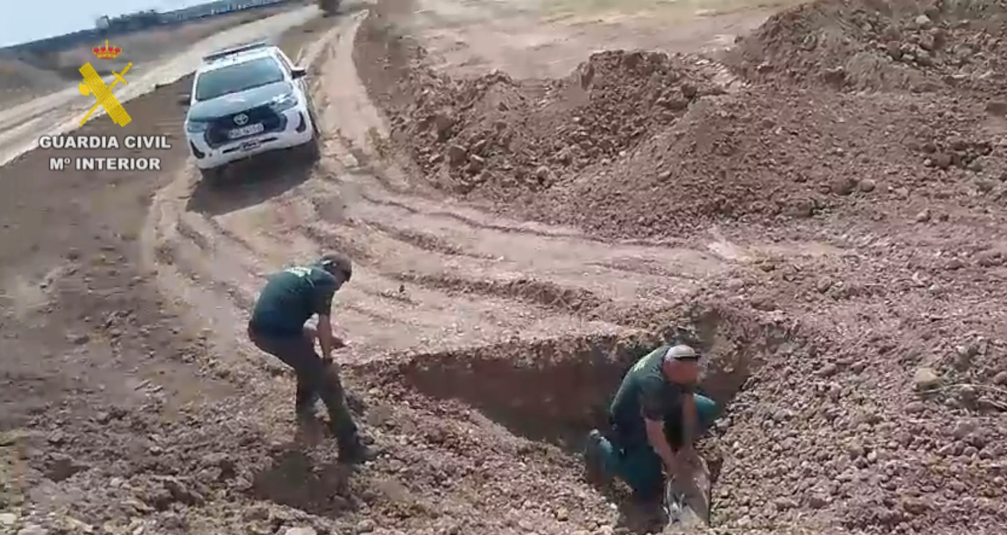 Detonación controlada de un obús hallado en Estrecho Quinto.