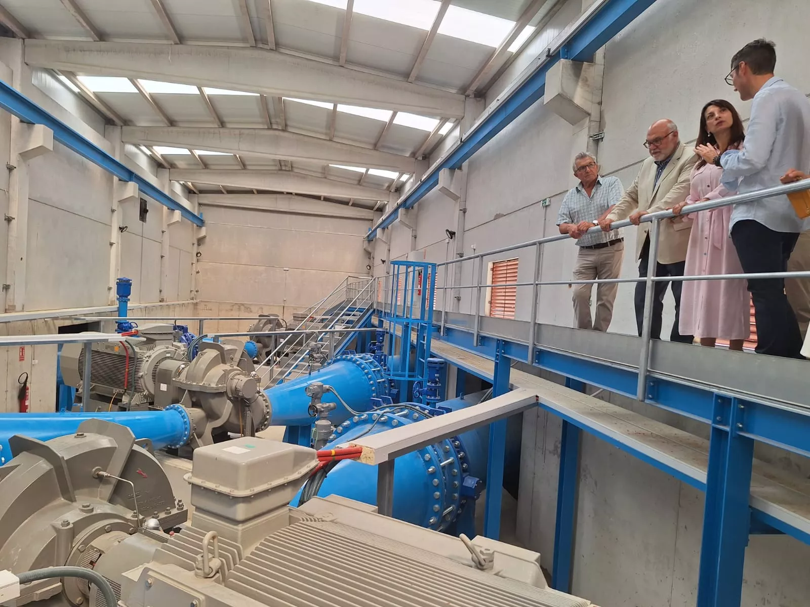 Acto de entrega de las obras de modernización de regadíos en Molinar del Flumen.