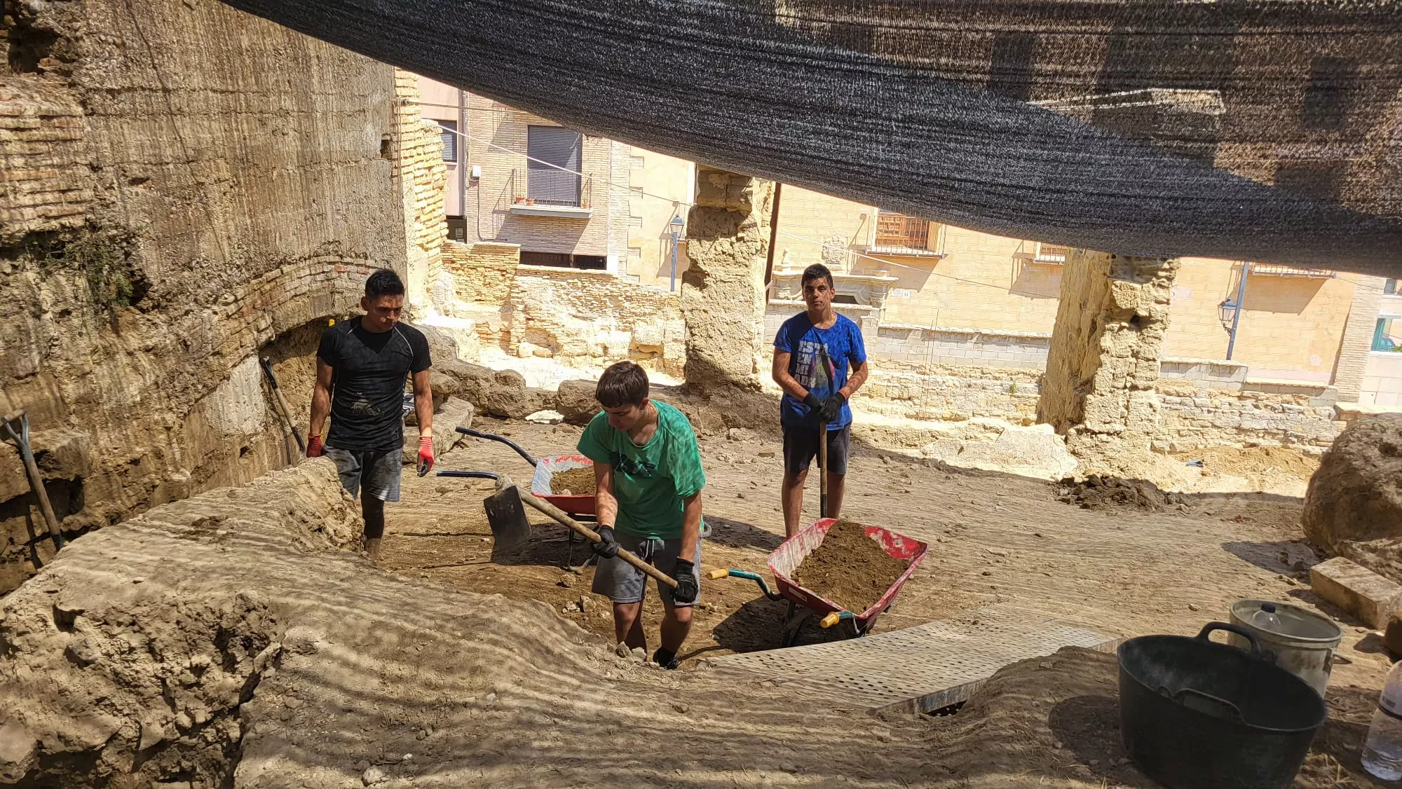 Excavaciones en el entorno de la Catedral de Huesca