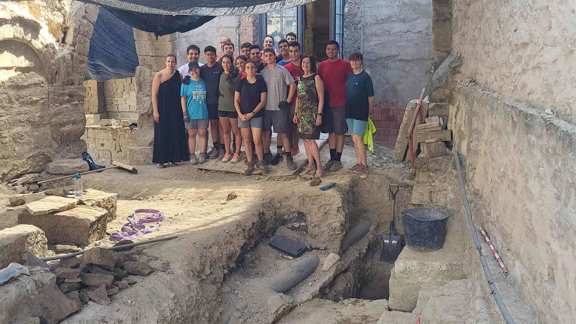 Excavaciones en el entorno de la Catedral de Huesca