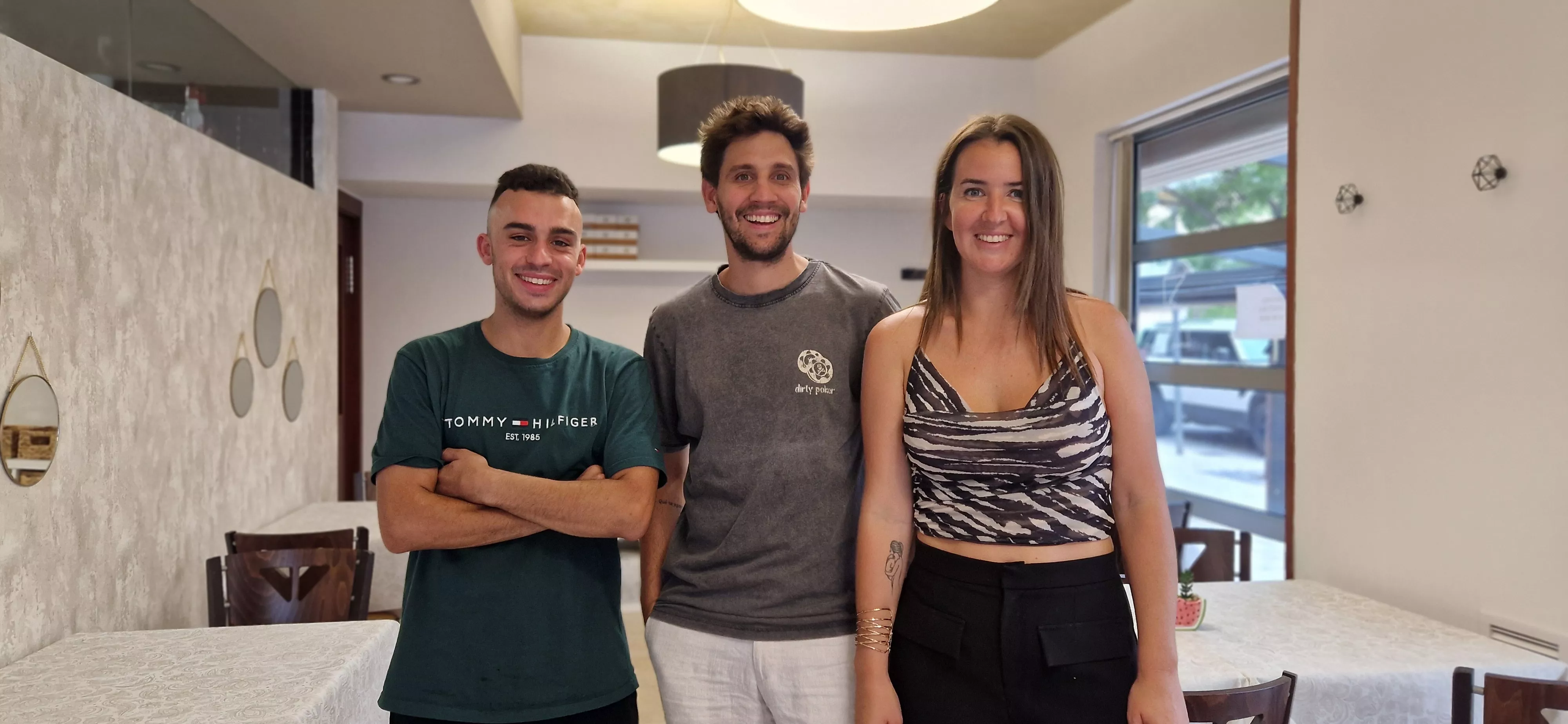 Pablo Sanpere, Octavio Montiel y Marta Bainac. Foto Myriam Martínez