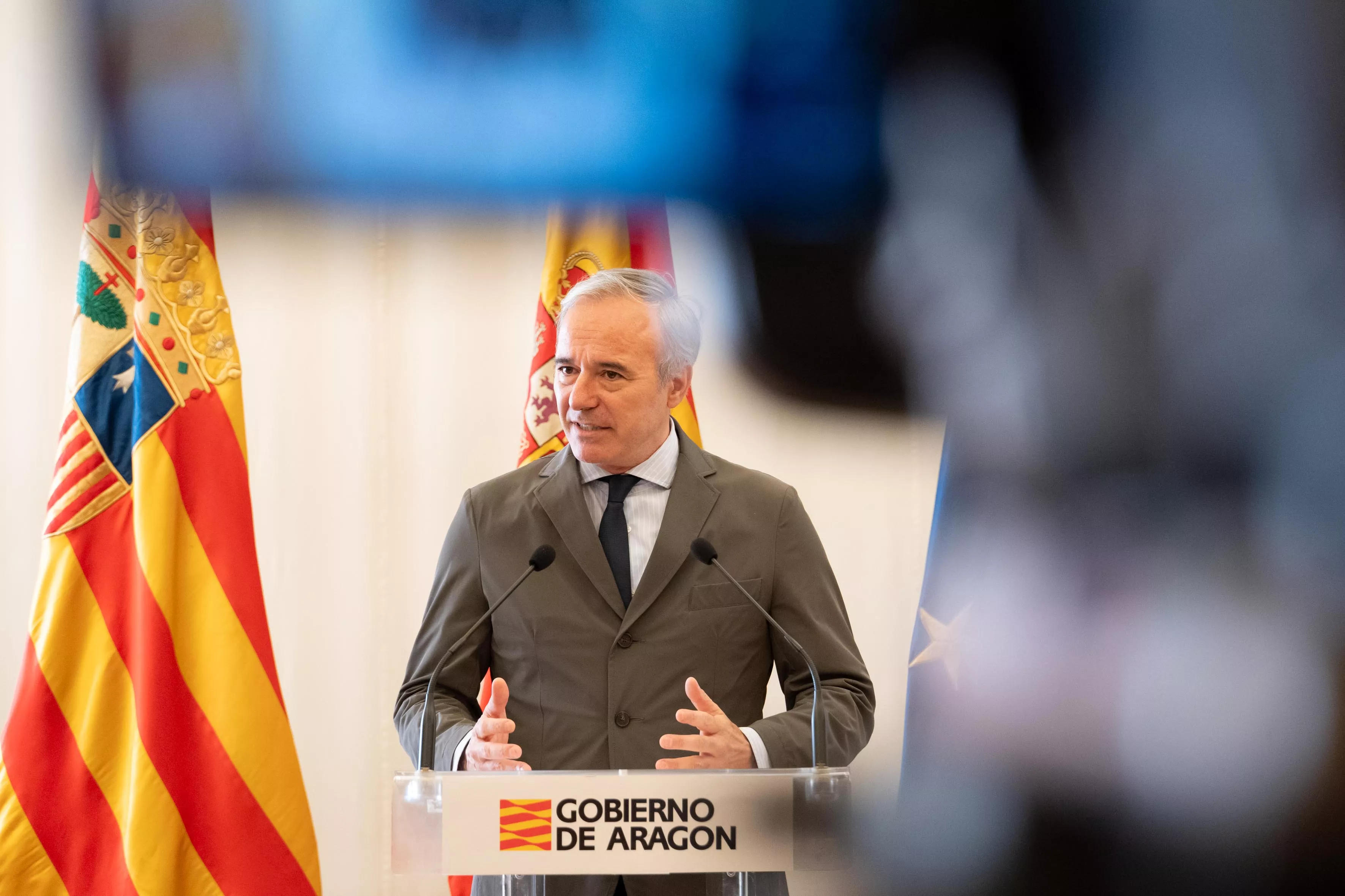 Jorge Azcón valora la sede del Mundial para Zaragoza