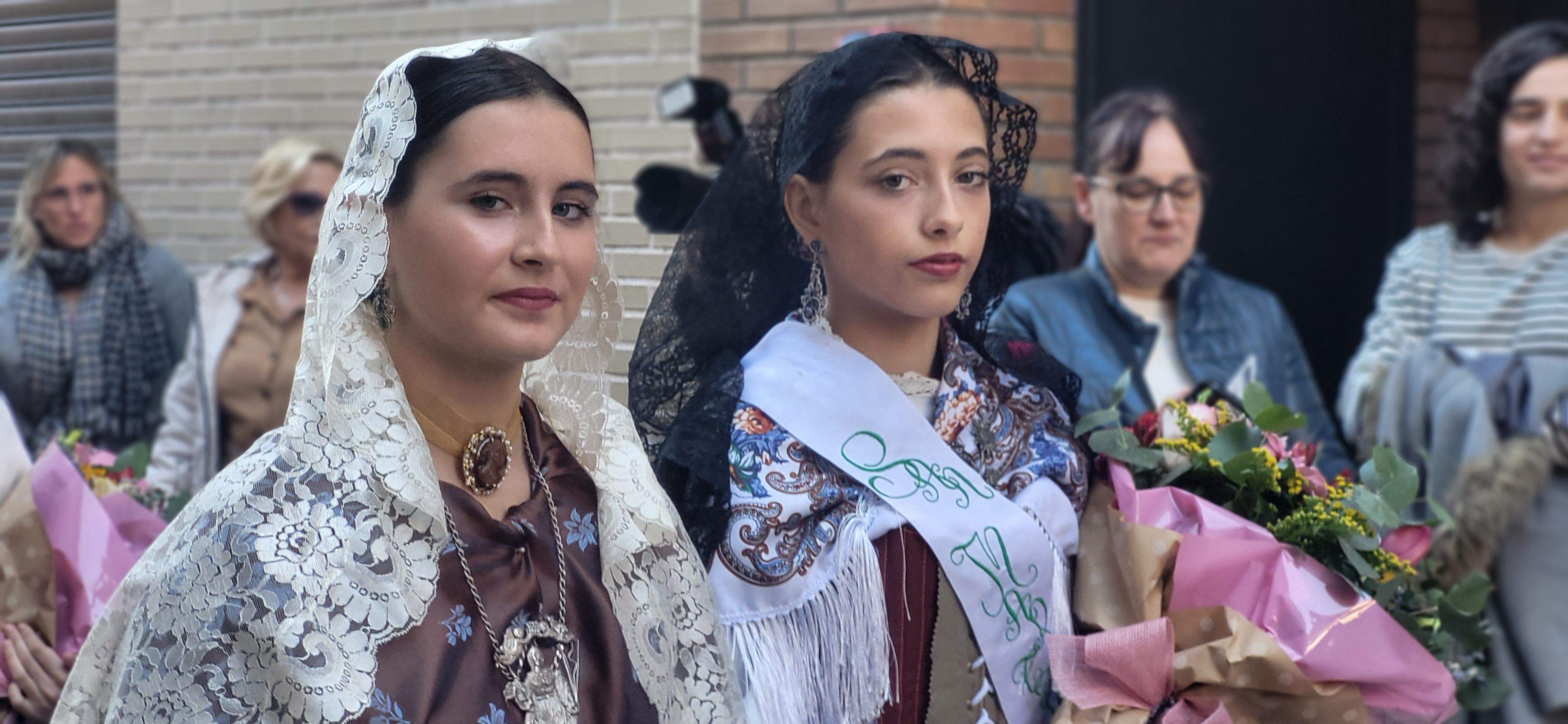 Ofrenda de flores y frutos del barrio de Santo Domingo y San Martín. Foto Myriam Martínez 