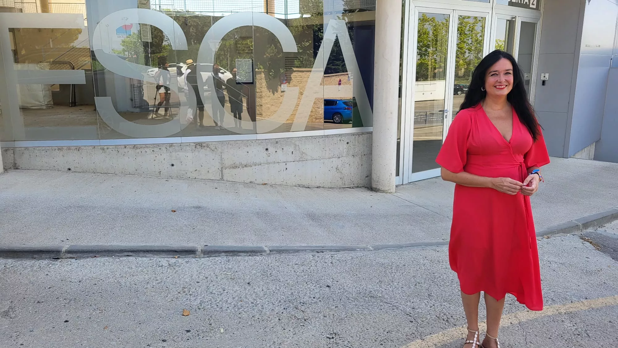 Lorena Orduna, en El Alcoraz