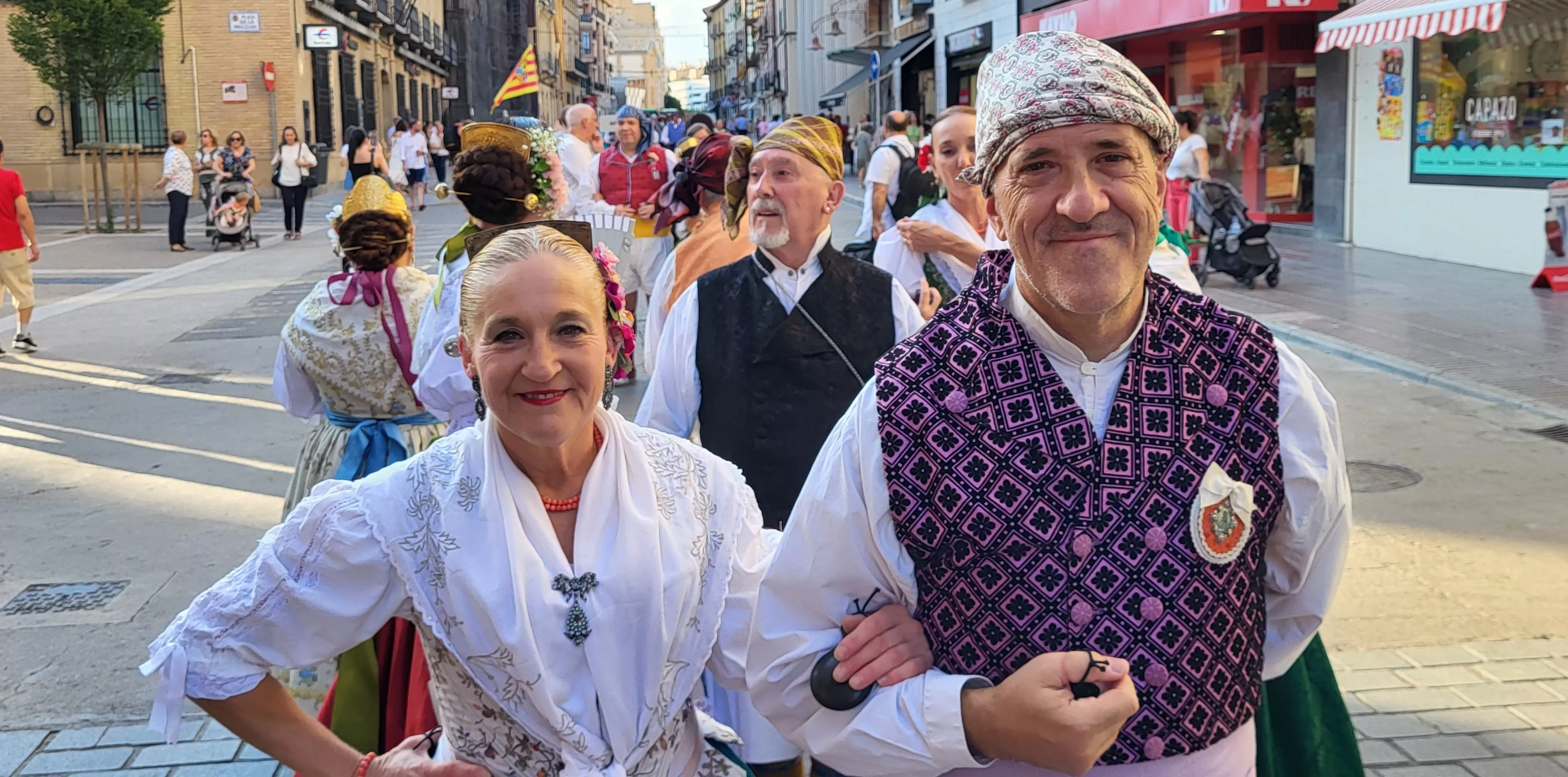 24º Festival Castillo de Montearagón: Pasacalles por el centro de Huesca. Foto Mercedes Manterola