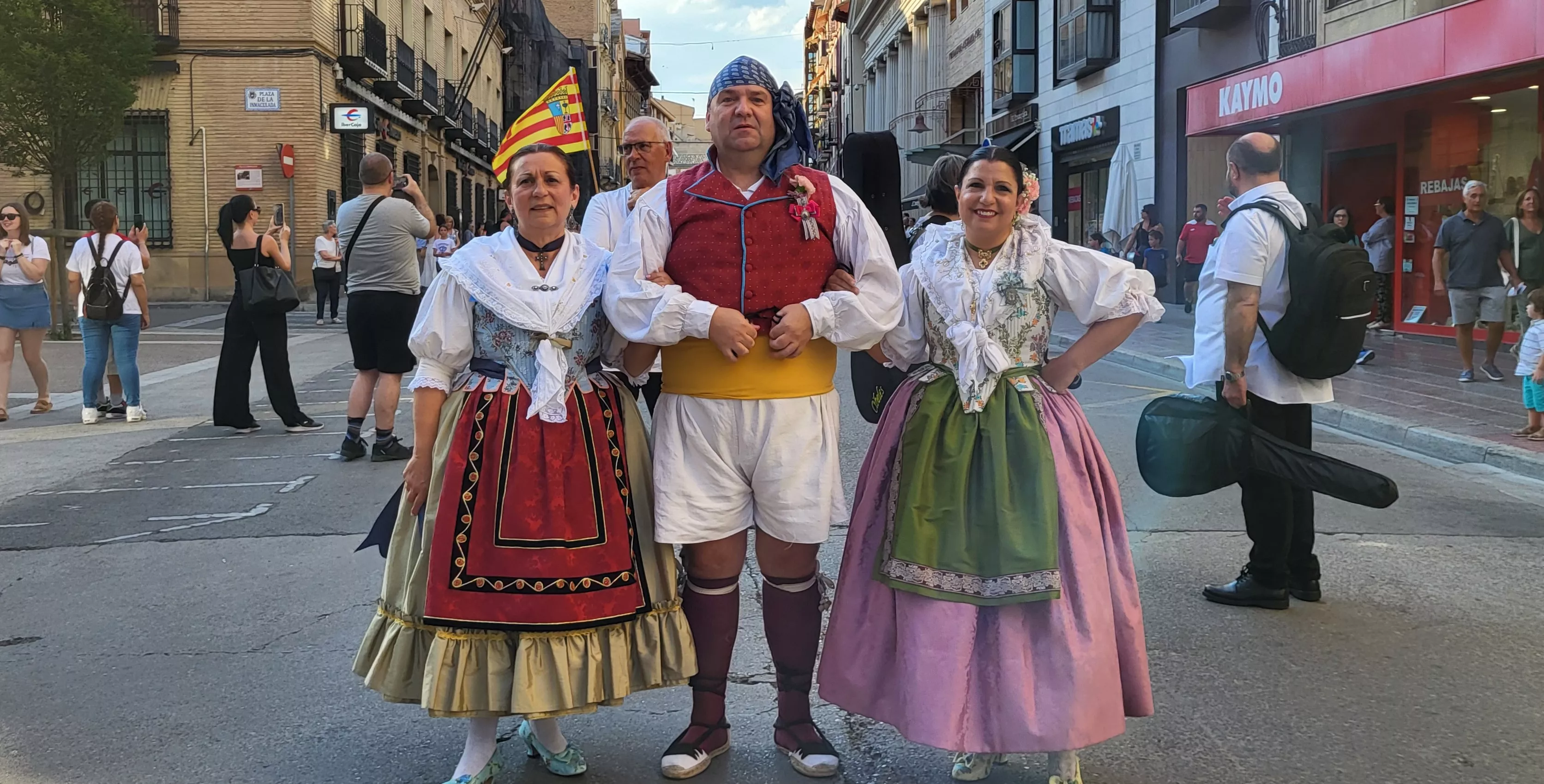 24º Festival Castillo de Montearagón: Pasacalles por el centro de Huesca. Foto Mercedes Manterola