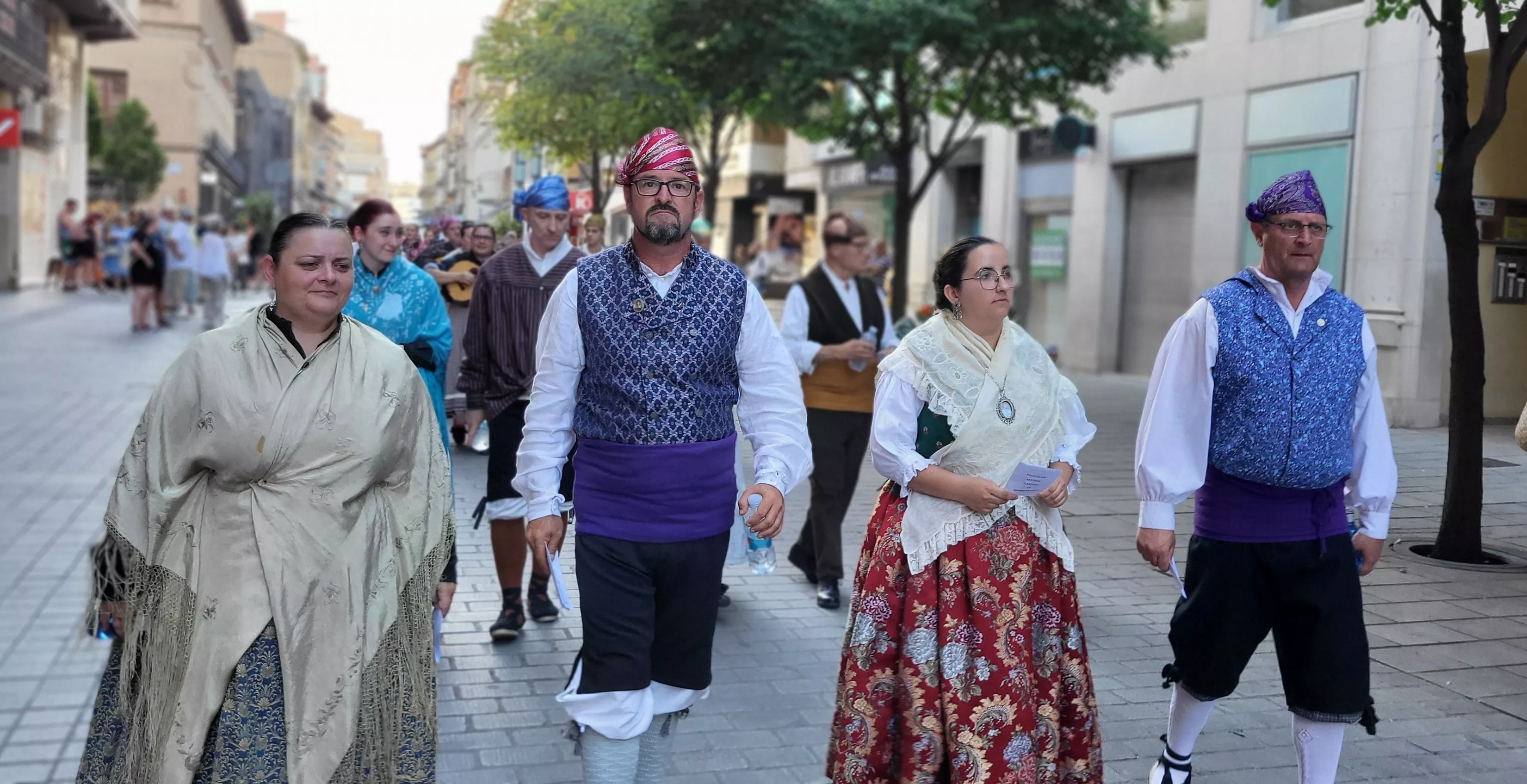 24º Festival Castillo de Montearagón: Pasacalles por el centro de Huesca. Foto Mercedes Manterola