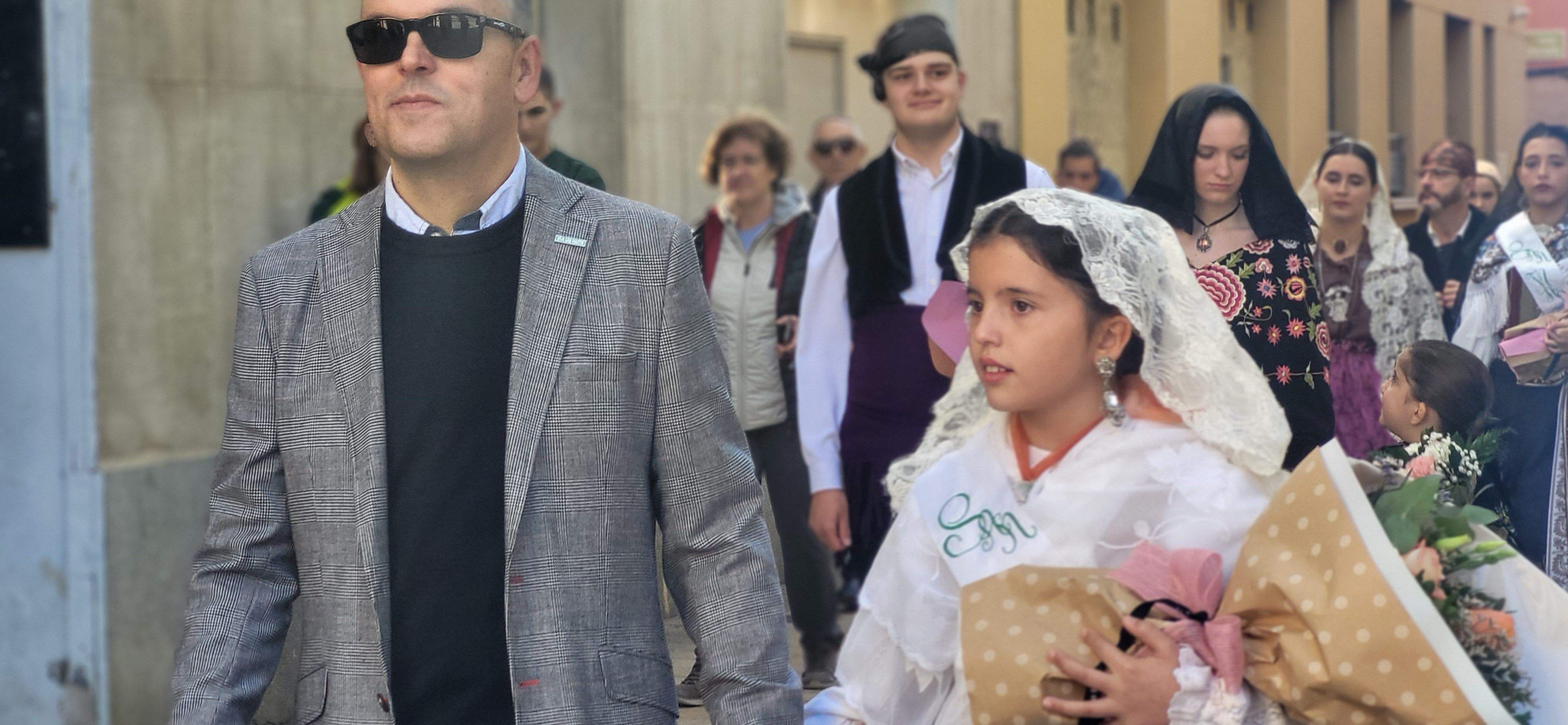 Ofrenda de flores y frutos del barrio de Santo Domingo y San Martín. Foto Myriam Martínez 