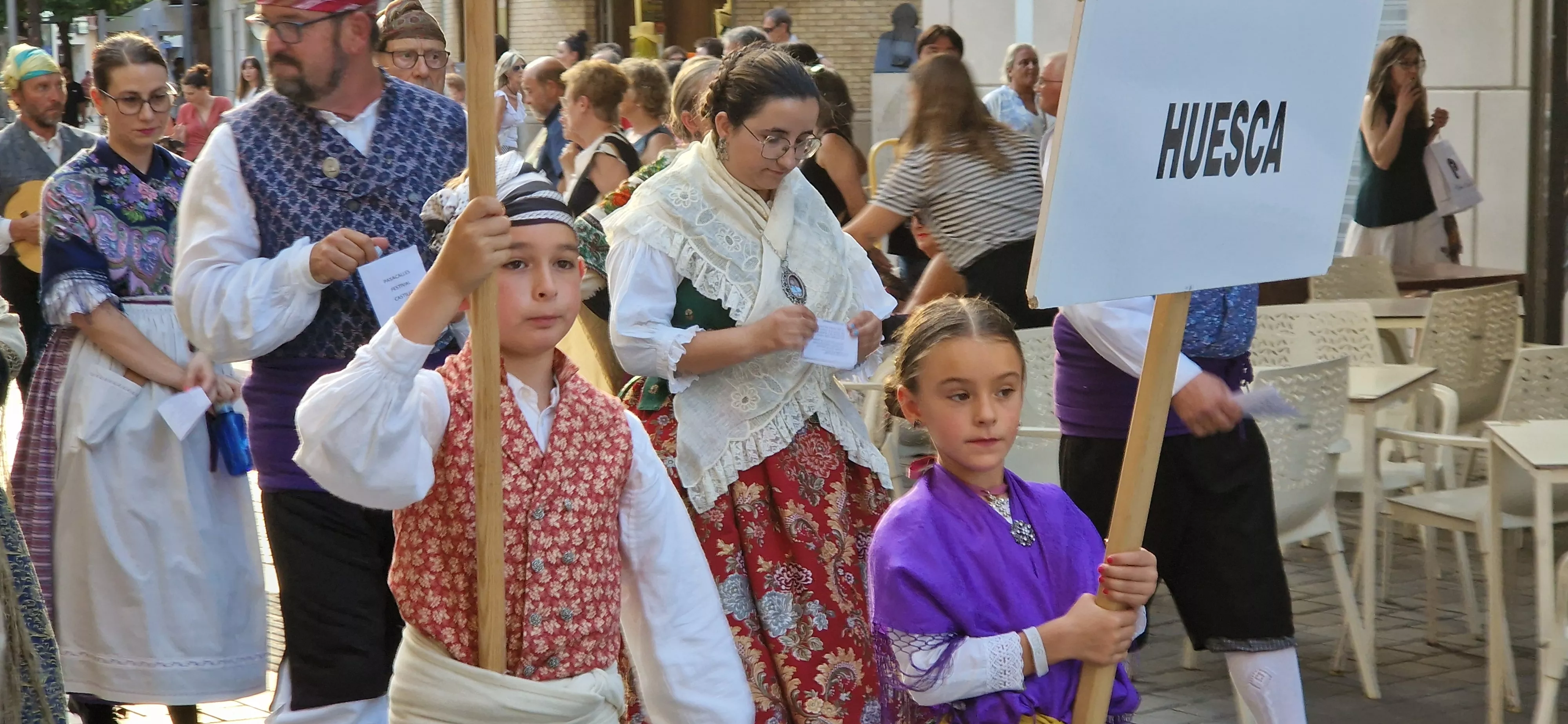 24º Festival Castillo de Montearagón: Actuación en la plaza López Allué. Foto Myriam Martínez