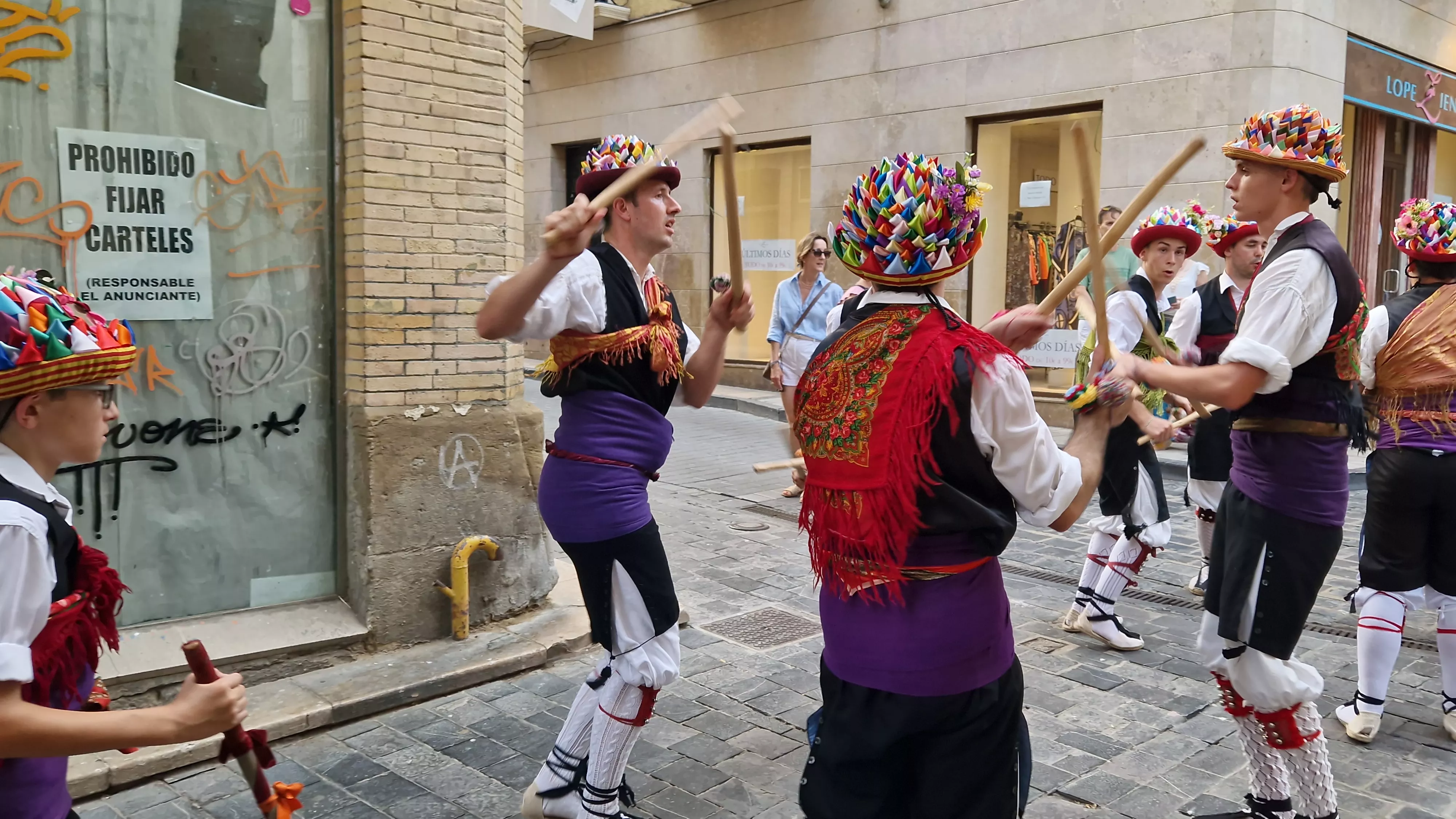24º Festival Castillo de Montearagón: Actuación en la plaza López Allué. Foto Myriam Martínez