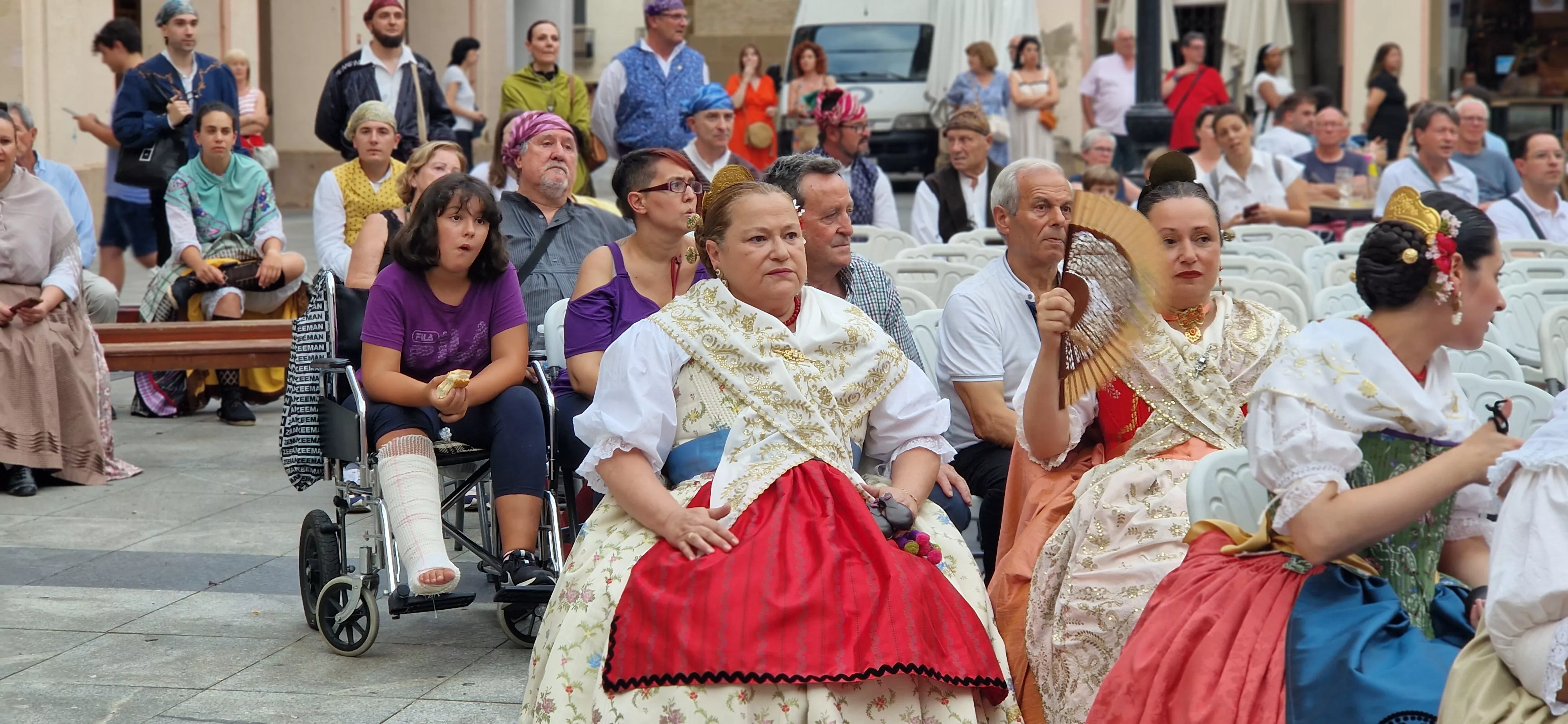 24º Festival Castillo de Montearagón: Actuación en la plaza López Allué. Foto Myriam Martínez