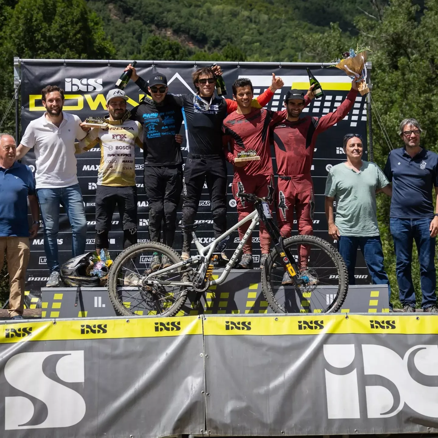 Podio masculino Élite de Panticosa.